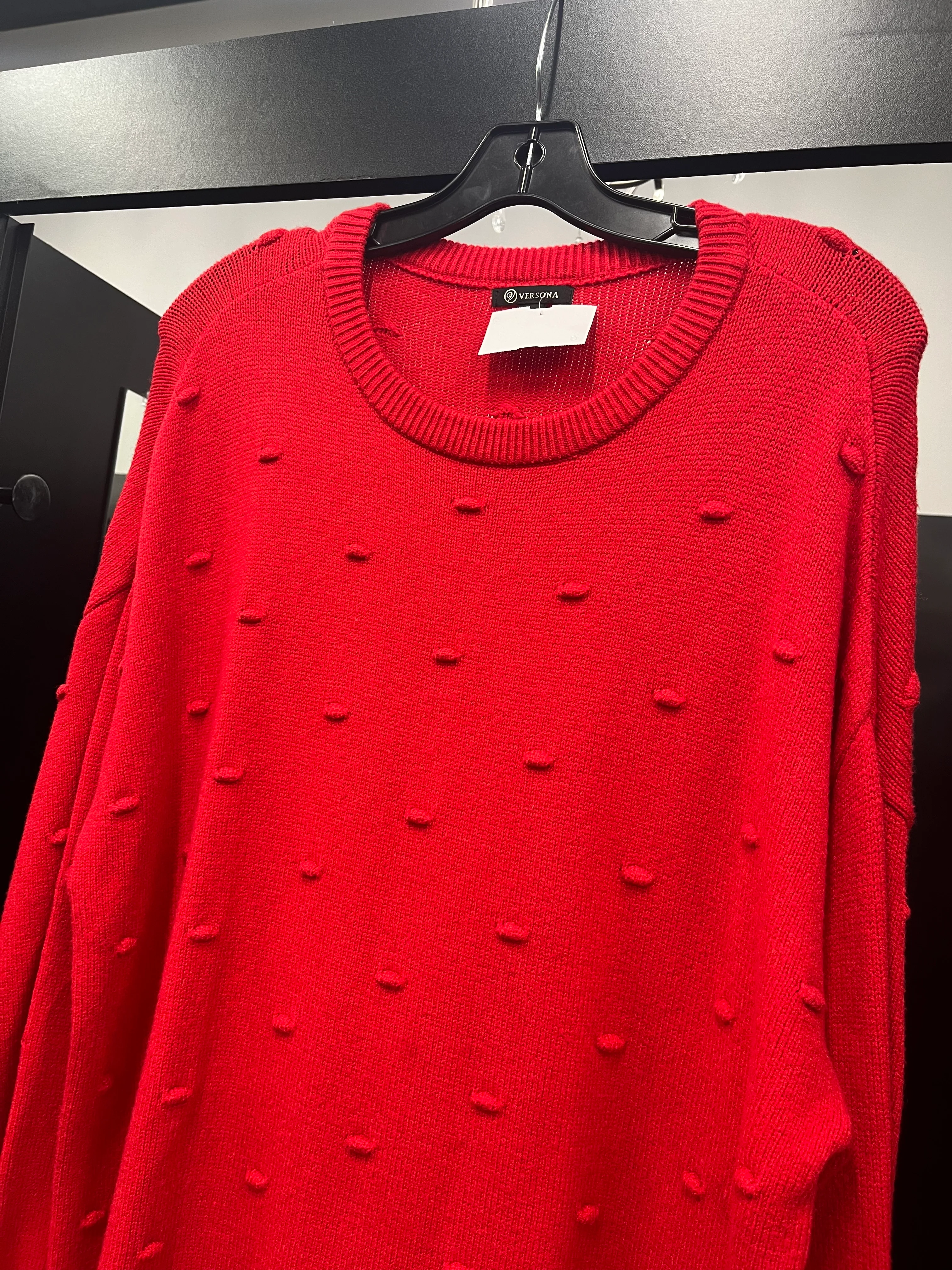 Sweater By Versona In Red, Size: L - Image 3