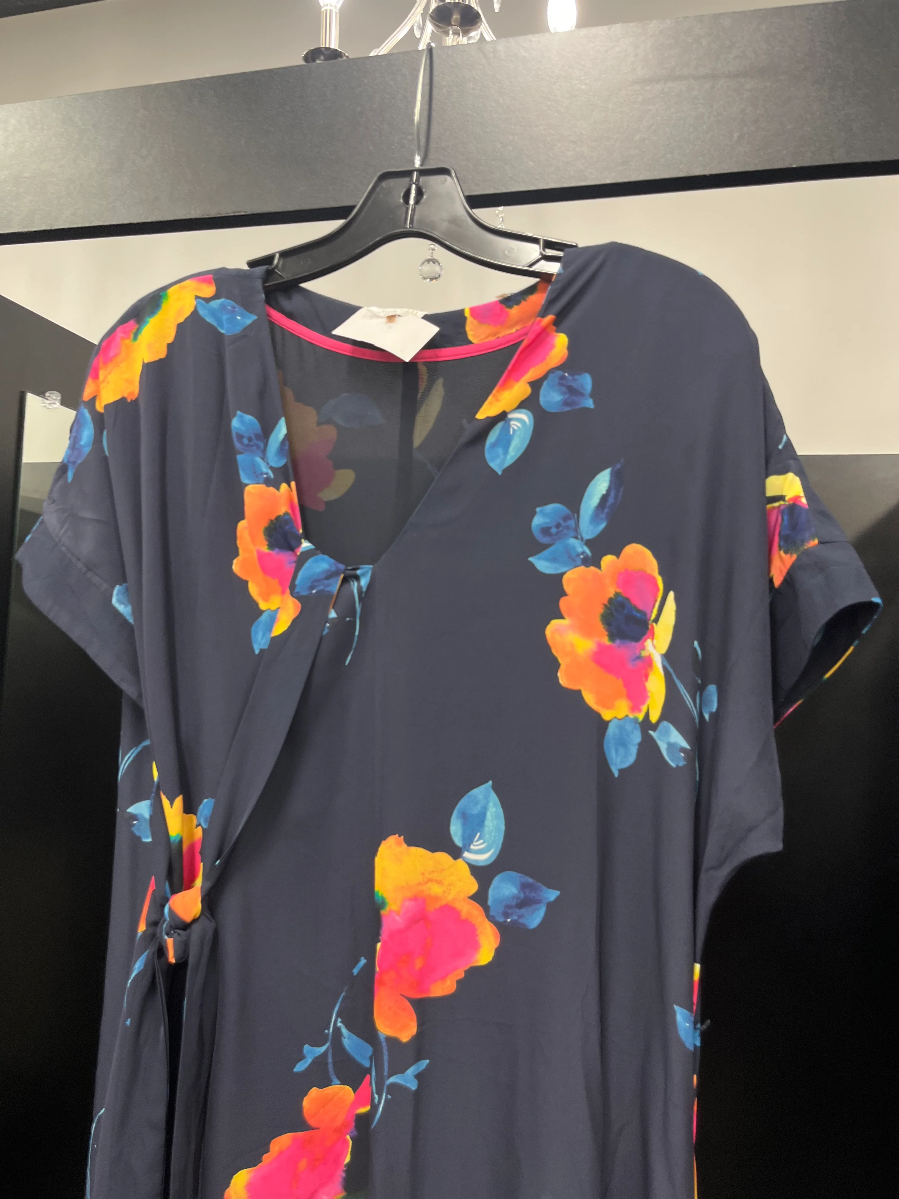Floral Dress Work Ecru, Size S - Image 3