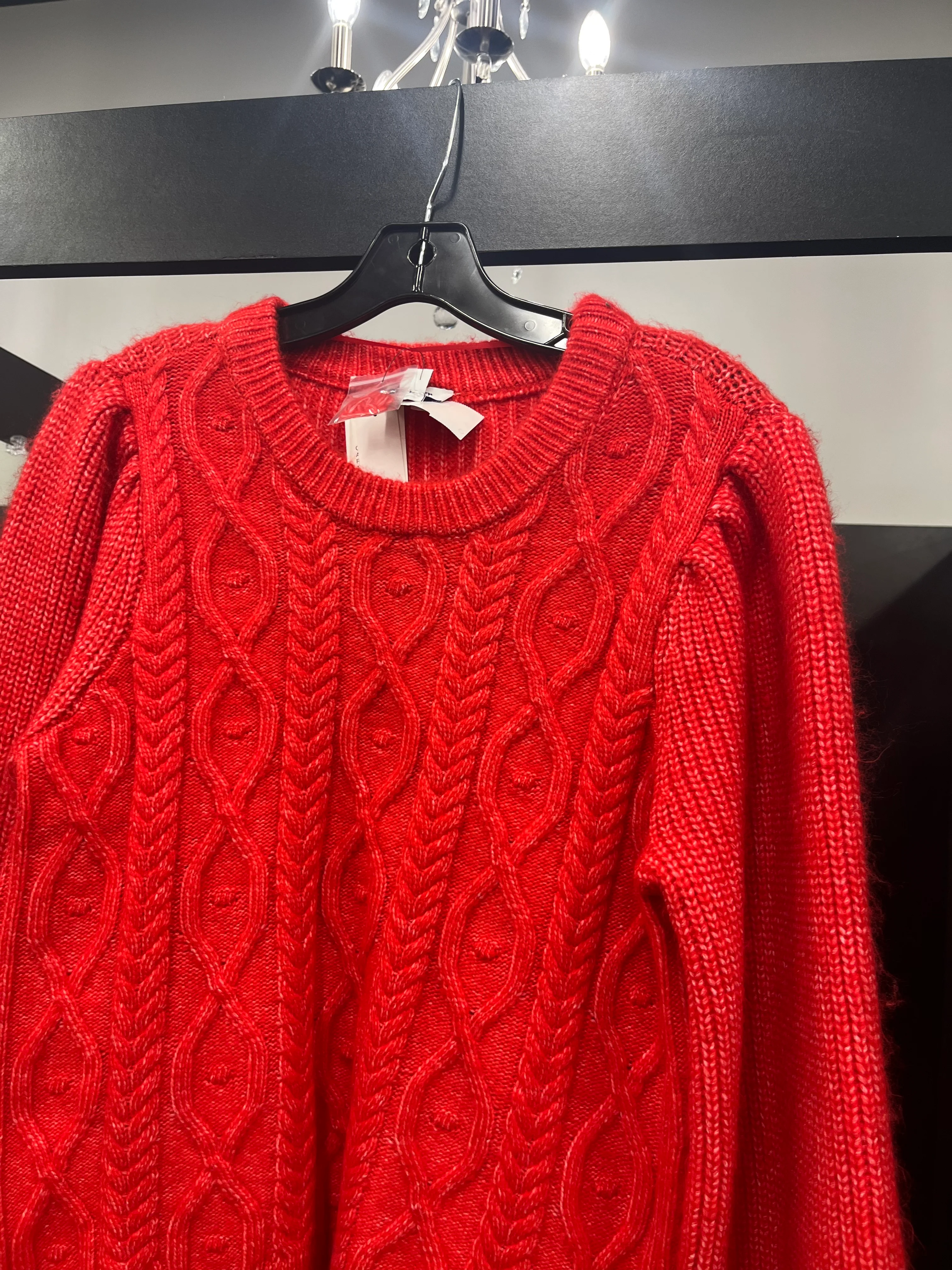 Red Sweater Crown And Ivy NWT, Size M - Image 3