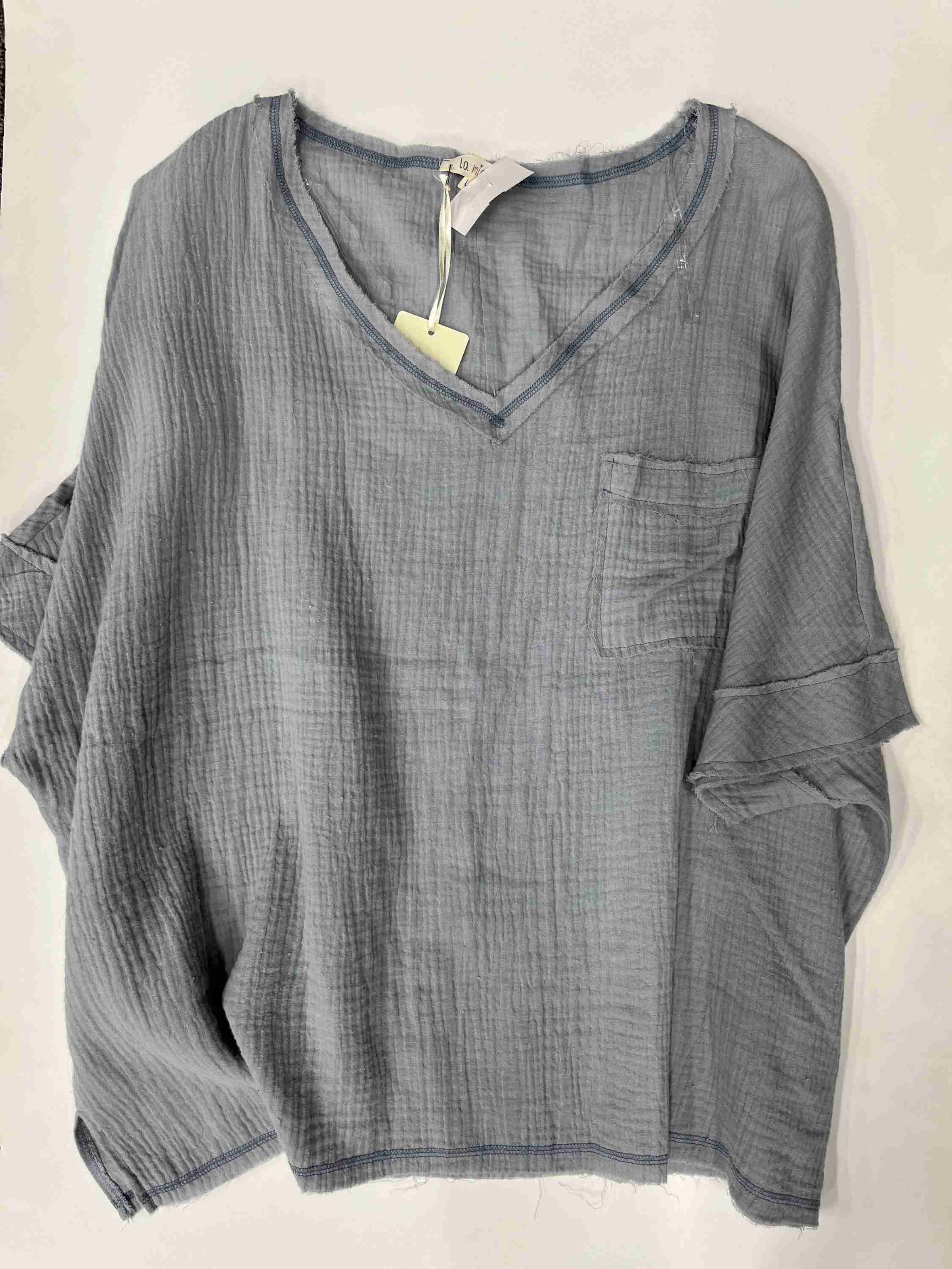 Top Short Sleeve By La Miel NWT  Size: L - Image 1