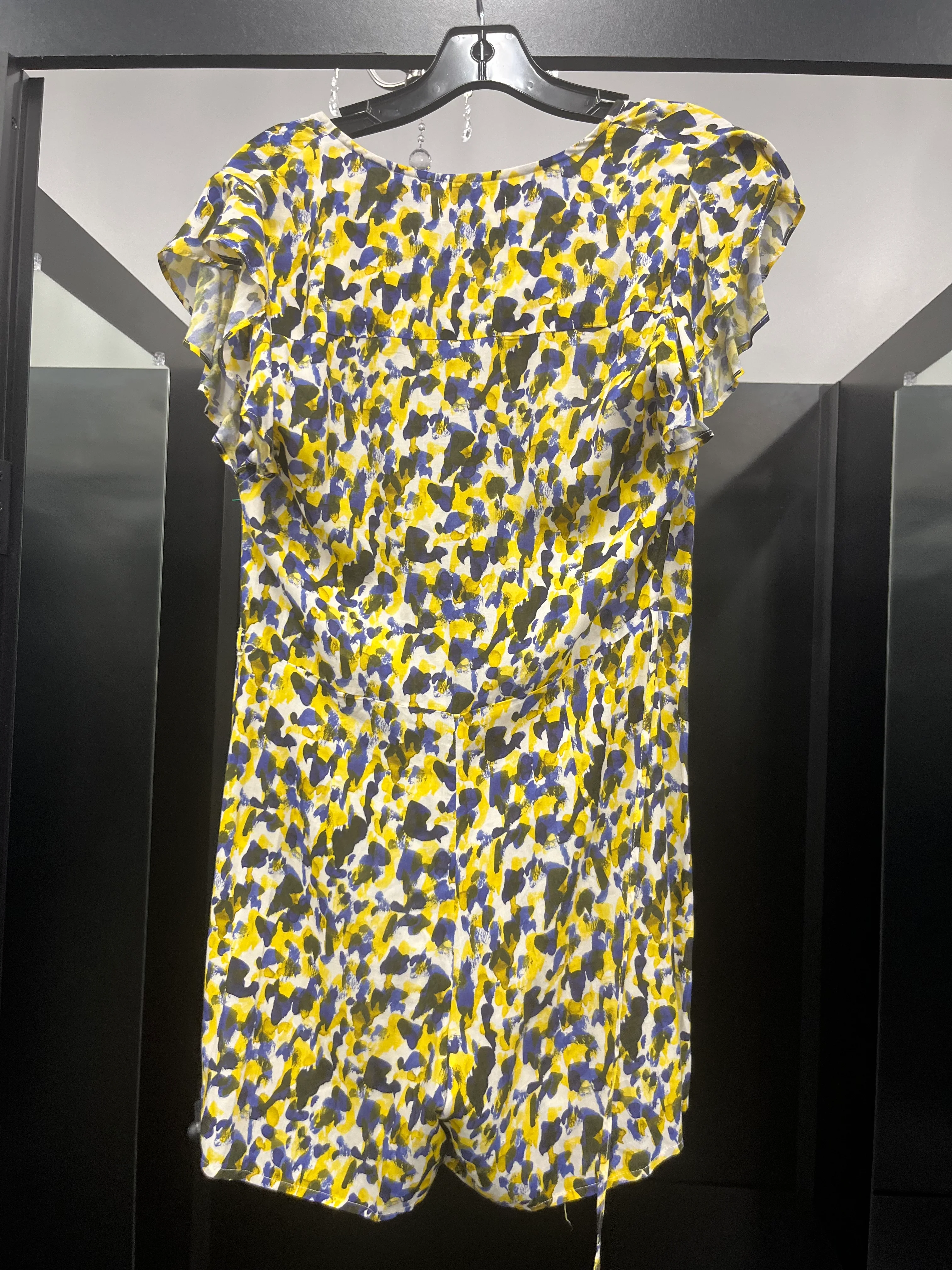Multi-colored Dress Casual Midi Velvet, Size S - Image 2