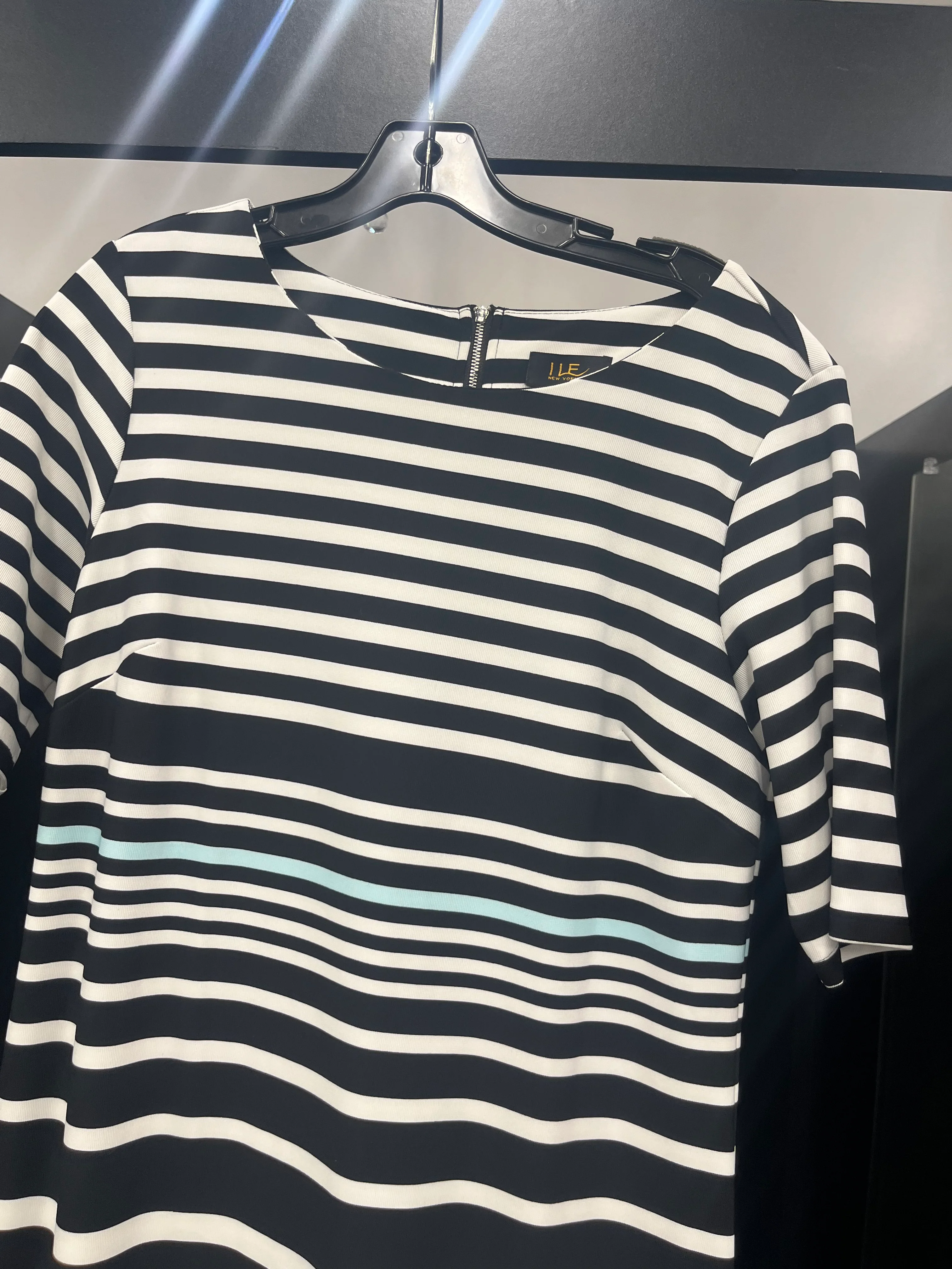 Striped Dress Work ILE New York, Size L - Image 3