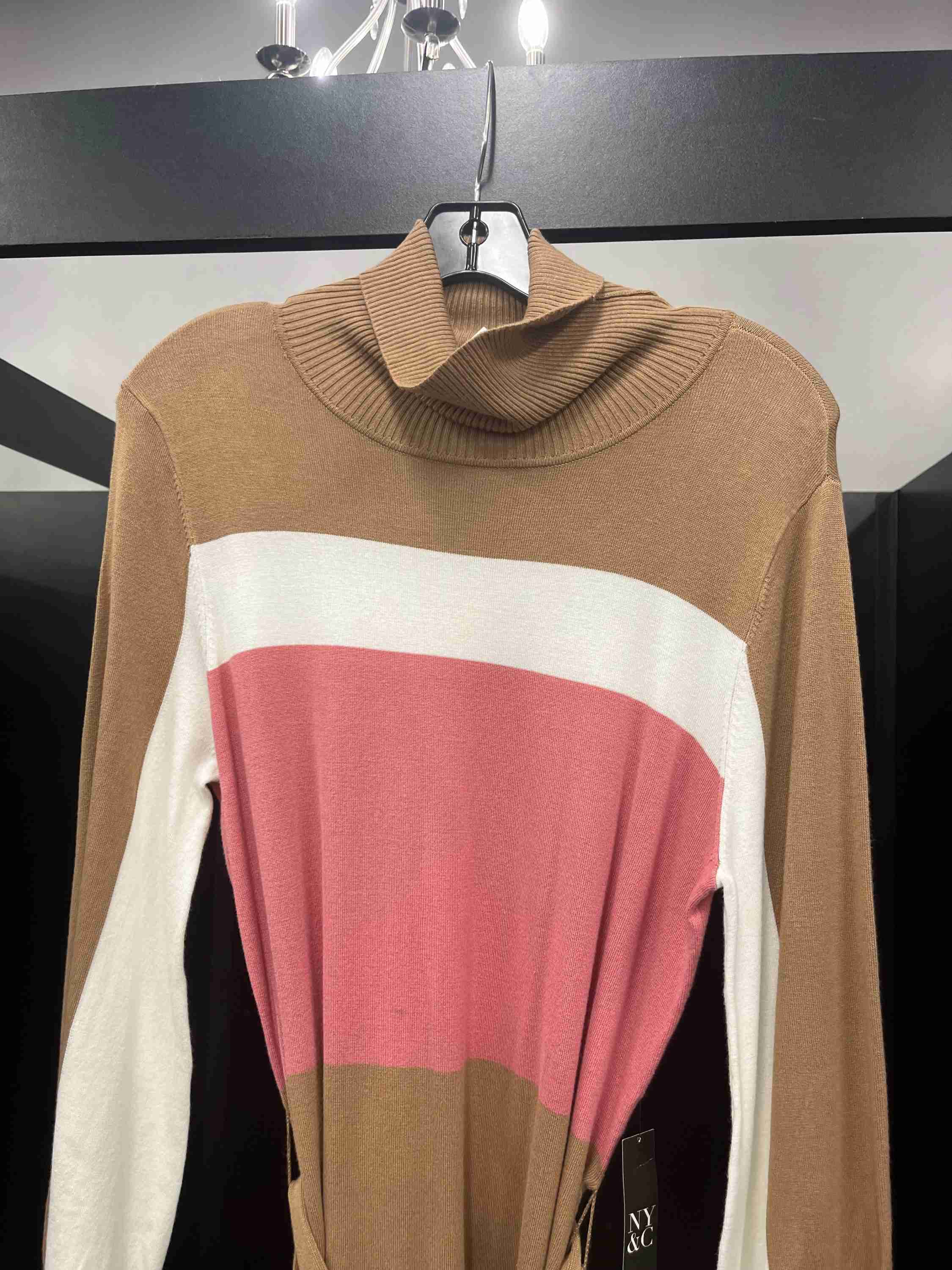 Brown Dress Work New York And Co, Size M - Image 3