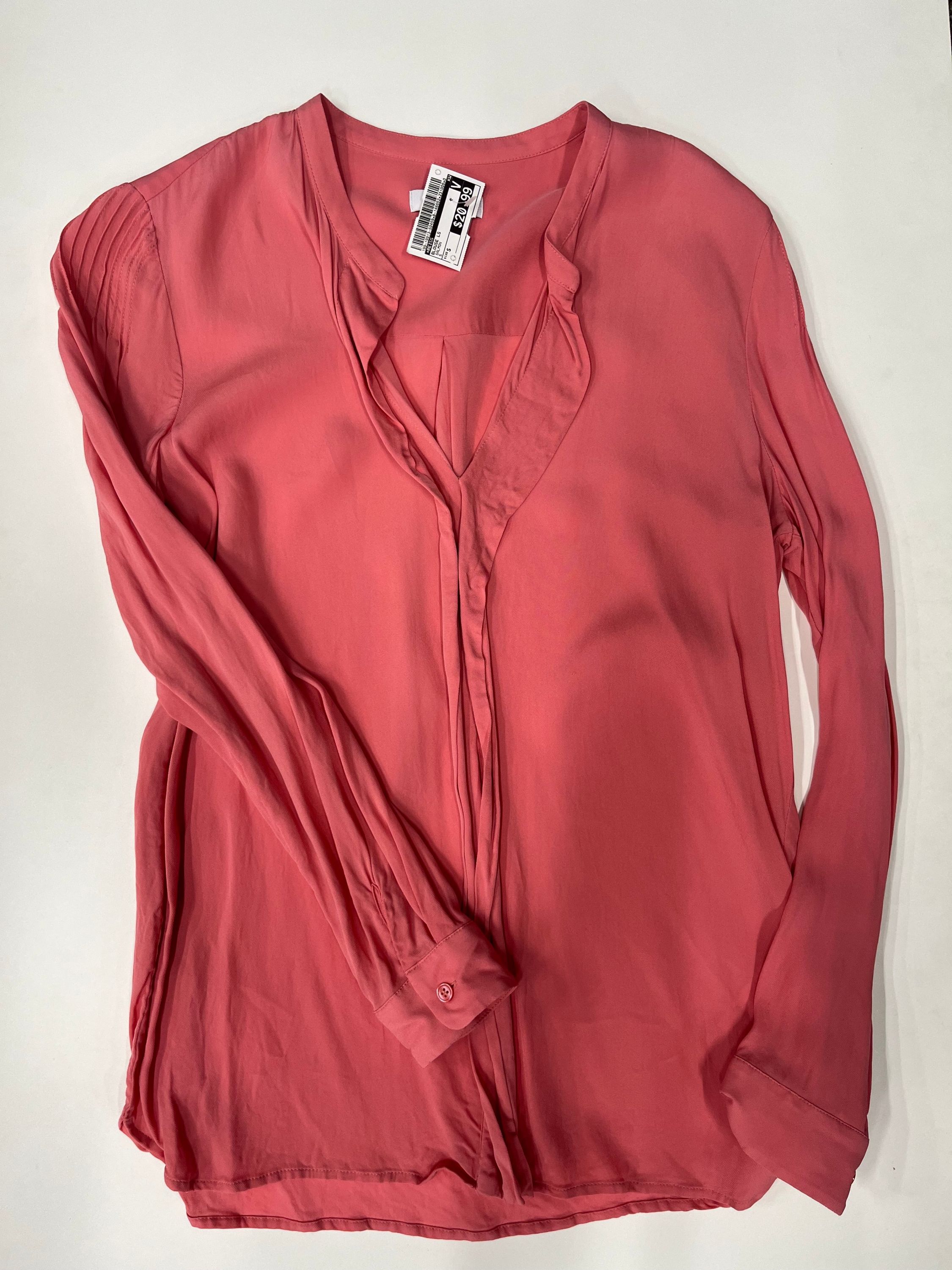 Blouse Long Sleeve By Reiss  Size: S - Image 1