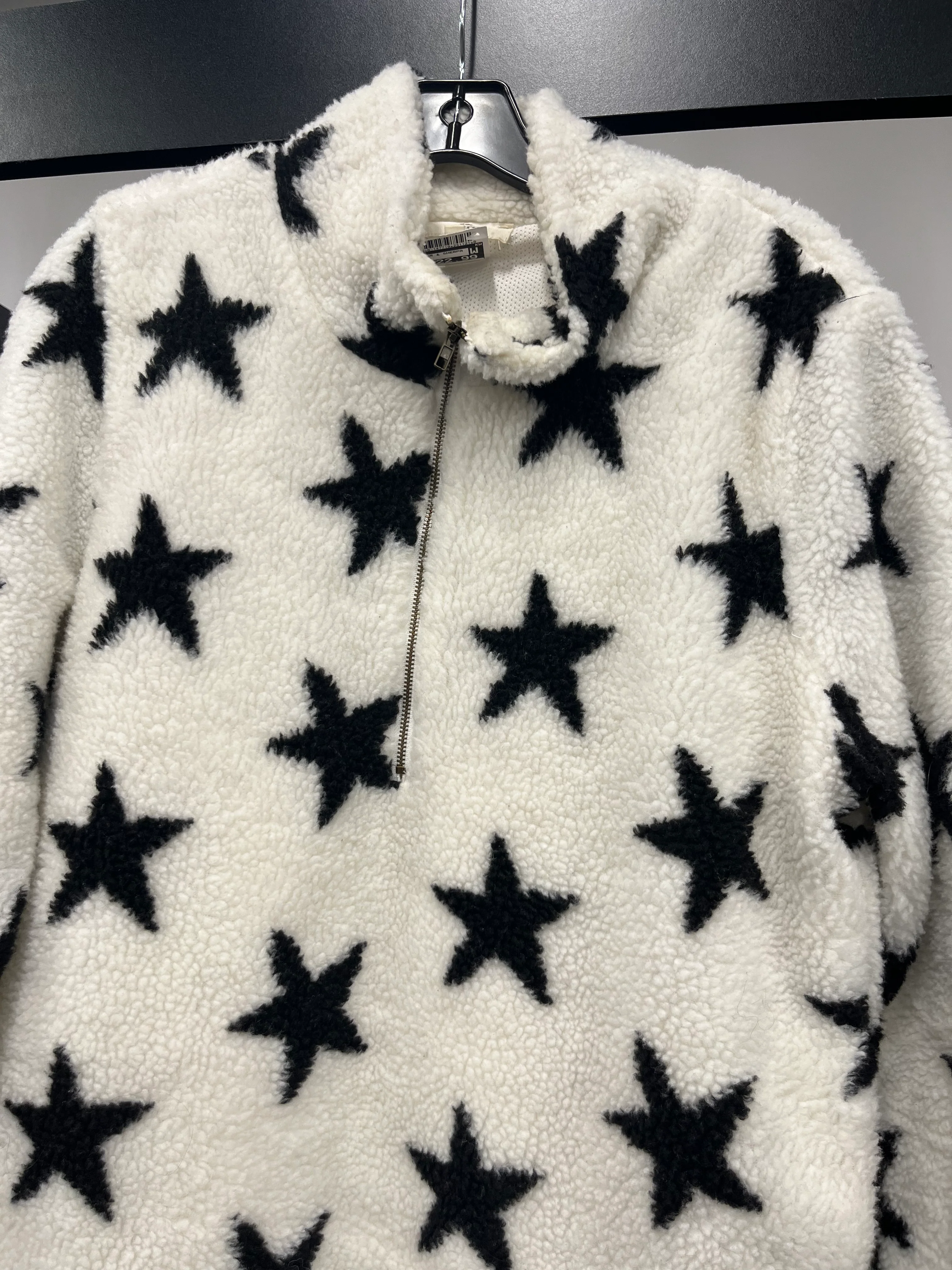 Star Jacket Faux Fur & Sherpa Entro, Size M - Image 3