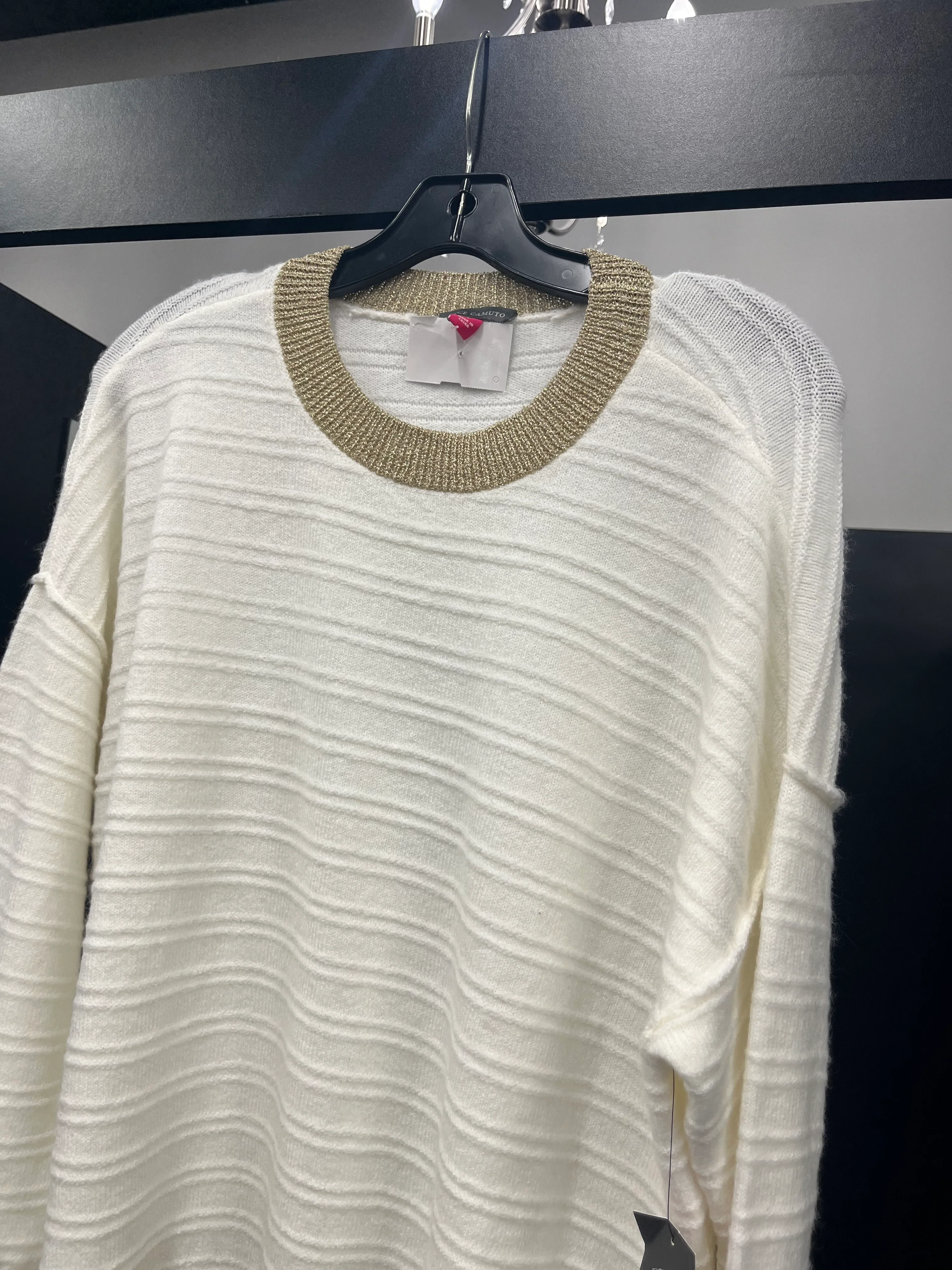 Sweater By Vince Camuto In Cream, Size: S - Image 3