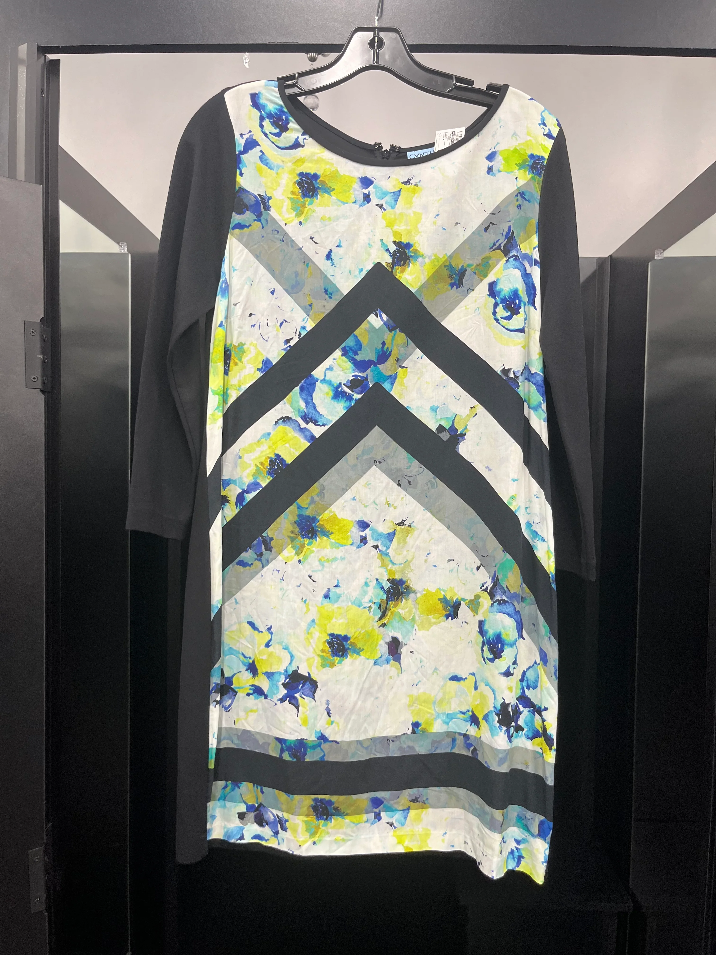 Floral Dress Work Cynthia Rowley, Size M - Image 1
