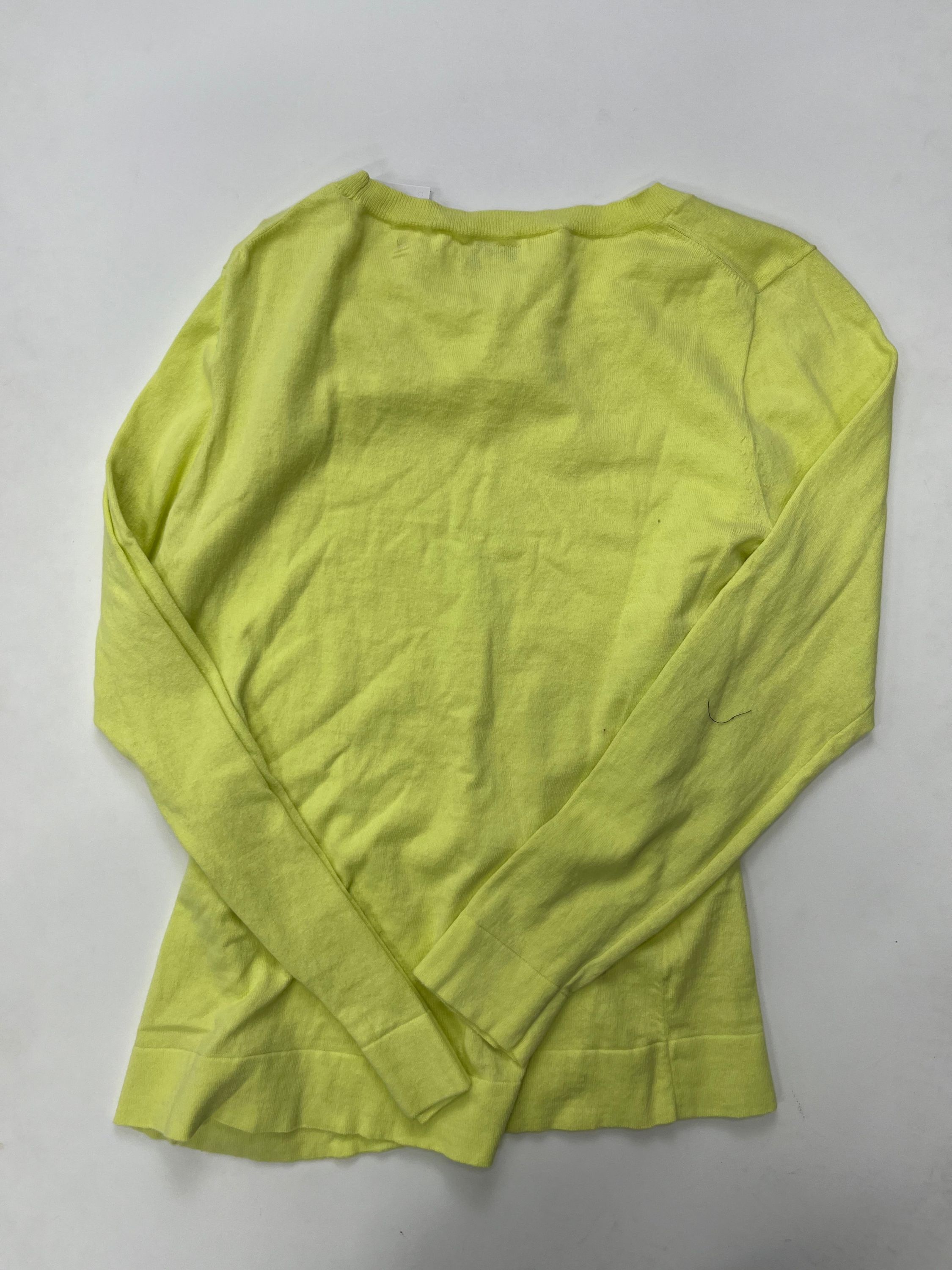 Lime Green Top Long Sleeve J Crew, Size M - Image 2