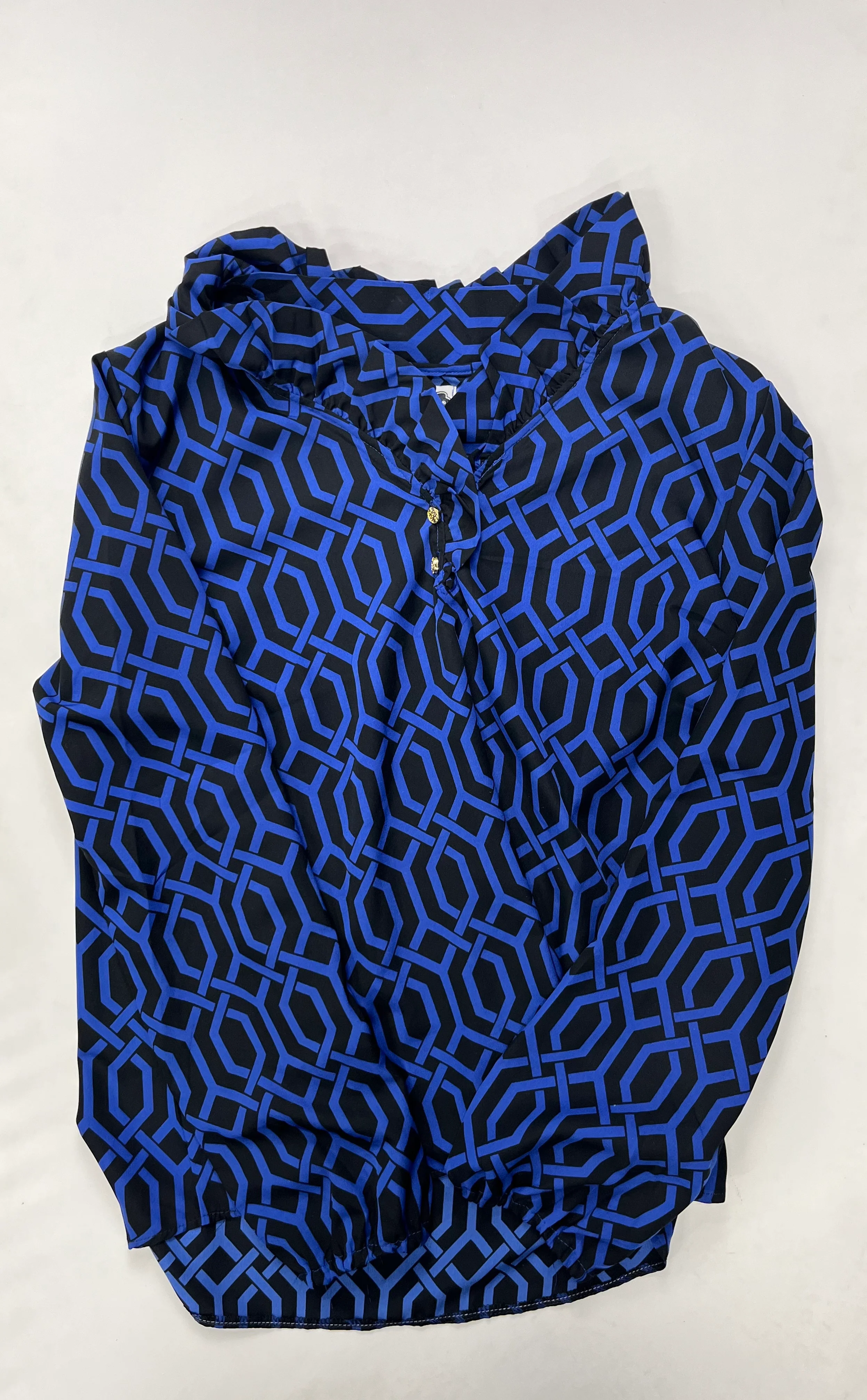Blouse Long Sleeve By Mudpie  Size: L - Image 1