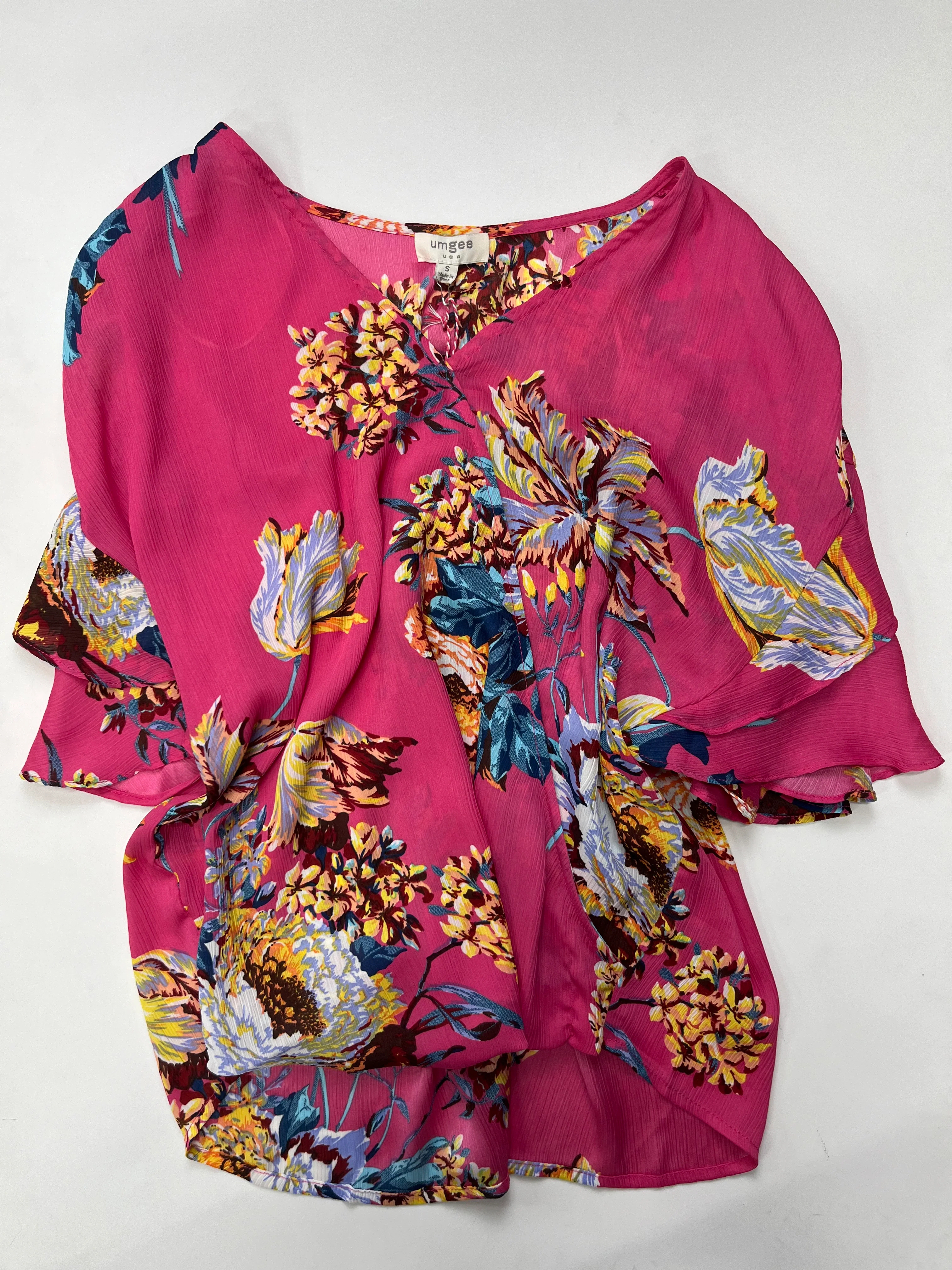Blouse Short Sleeve By Umgee NWT  Size: S - Image 1