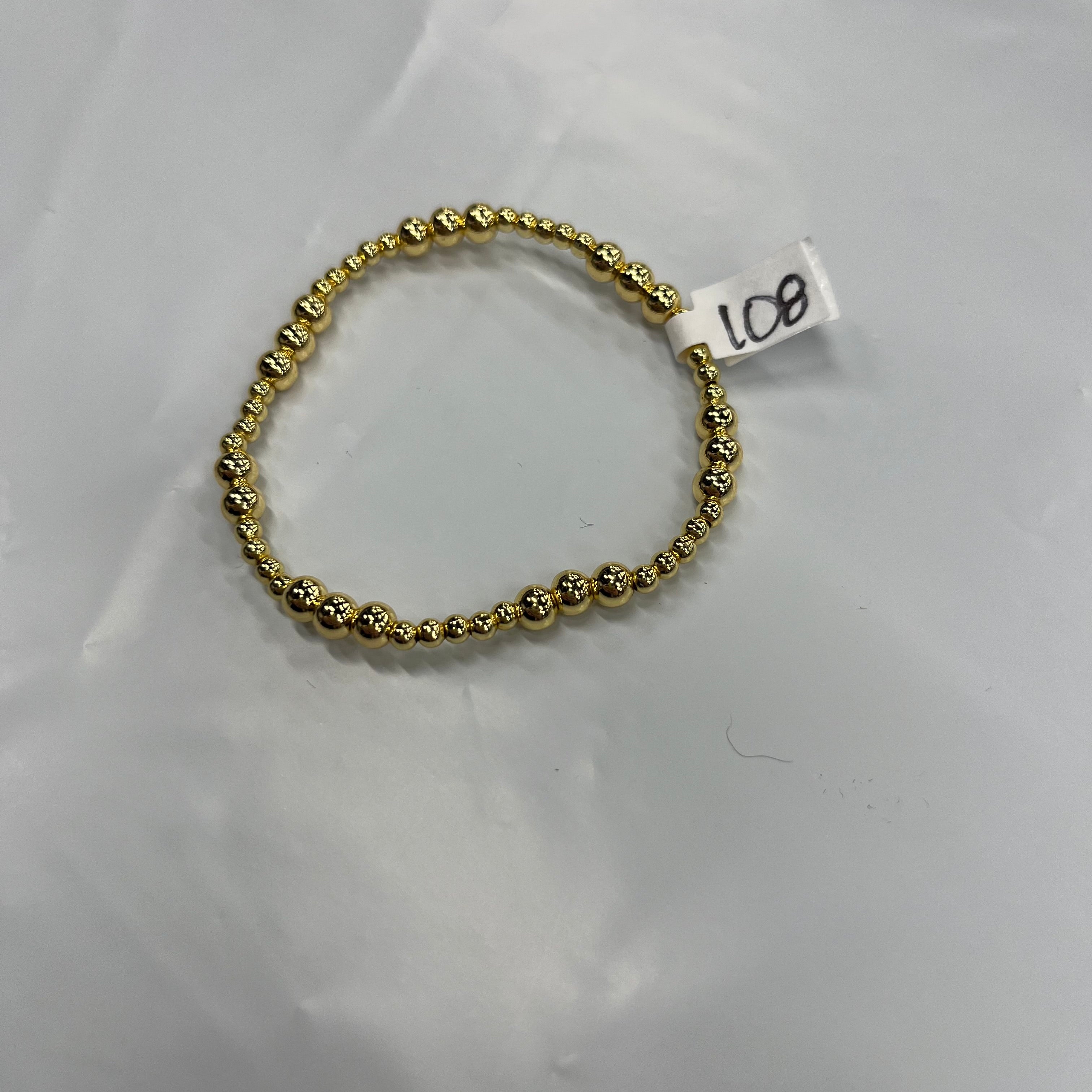 Bracelet Beaded By Cmc 18kt Plated Over Stainless Steel - Image 2
