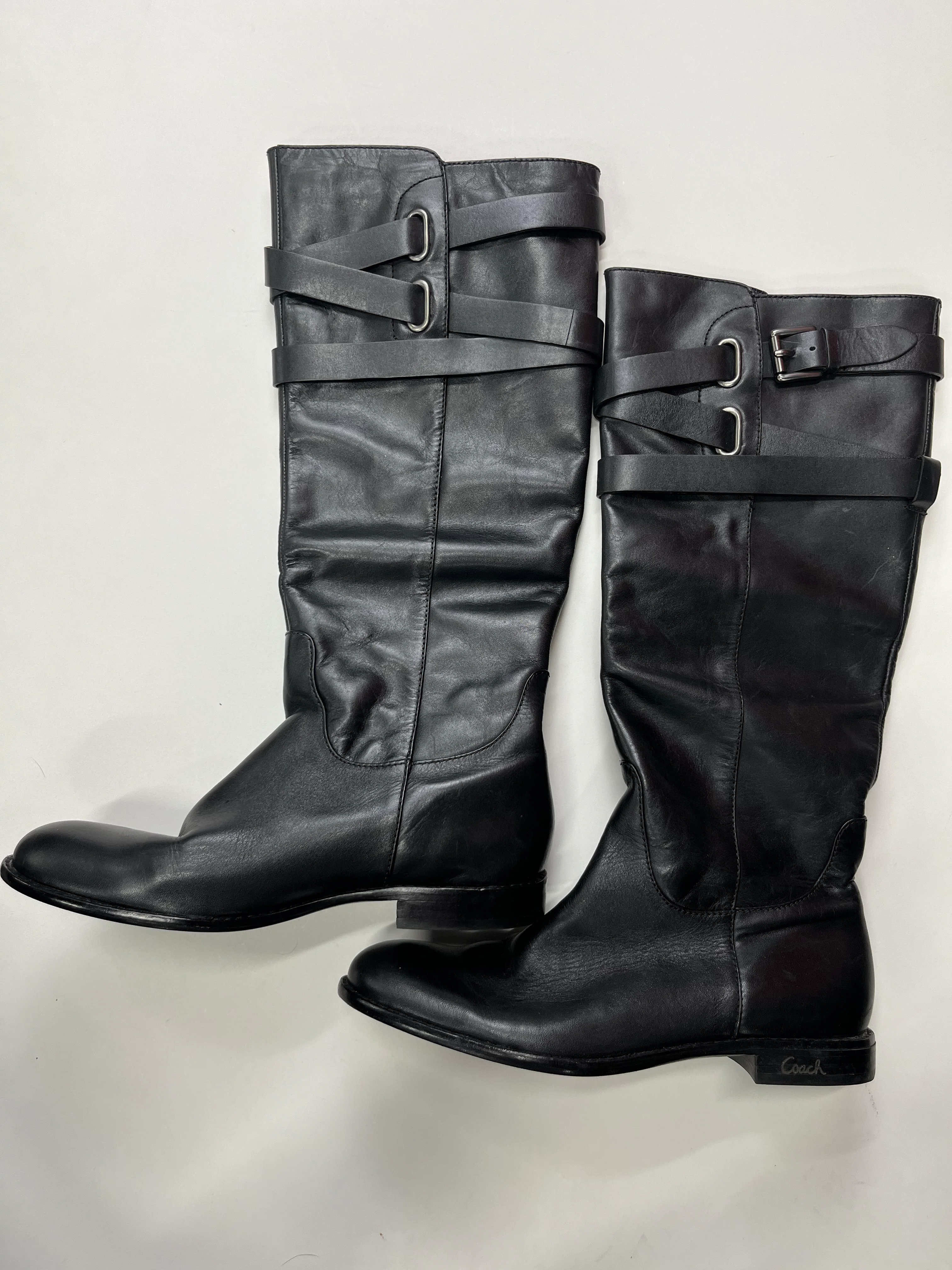 Boots Ankle Heels By Coach  Size: 6.5 - Image 2