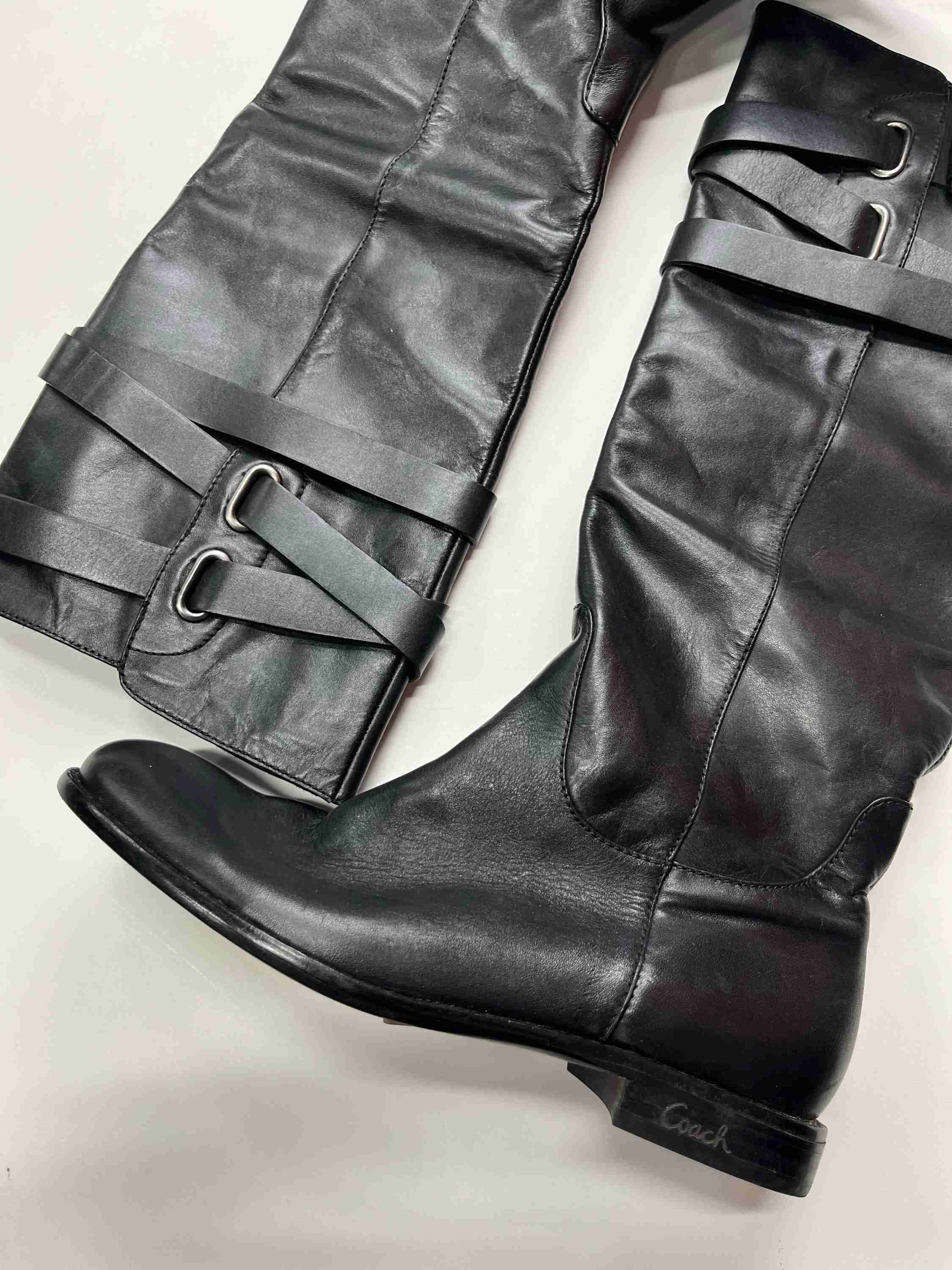 Boots Ankle Heels By Coach  Size: 6.5 - Image 3