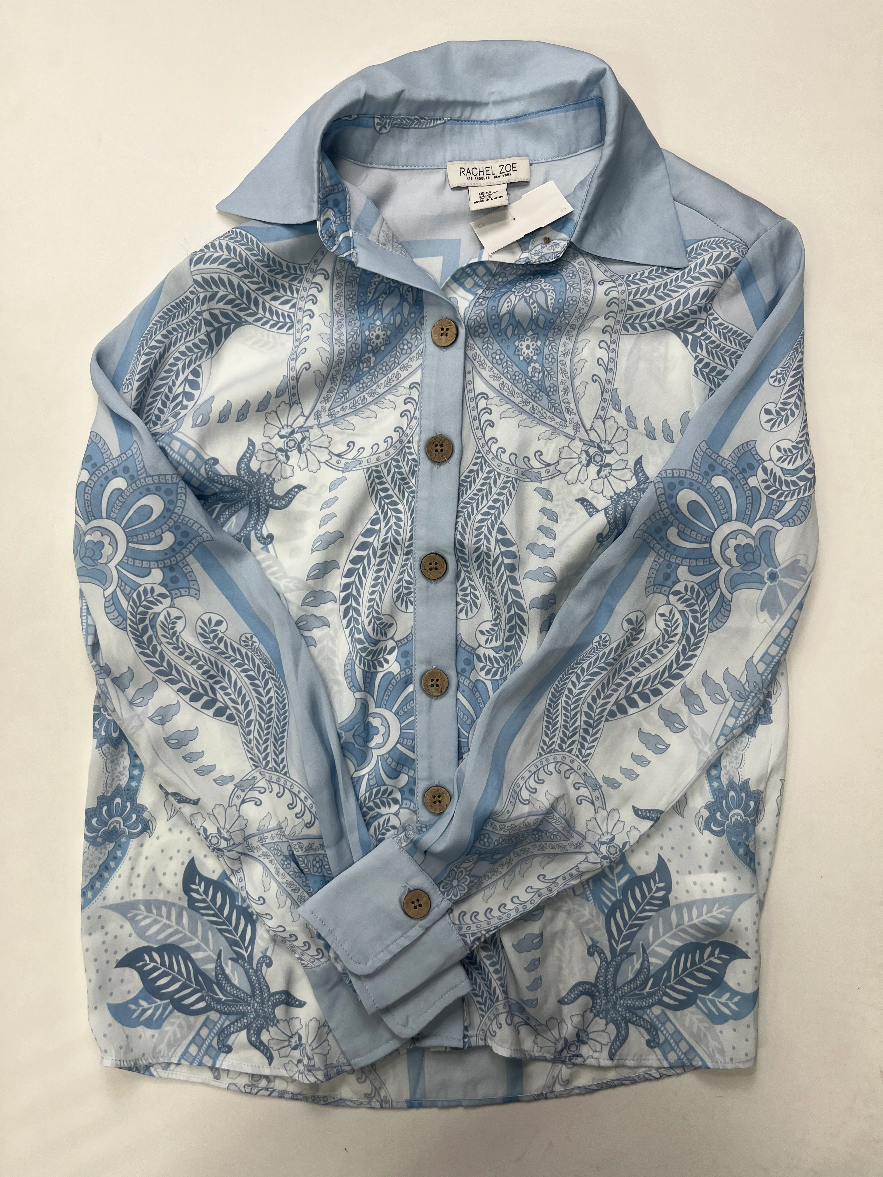 Blouse Long Sleeve By Rachel Zoe  Size: Xs - Image 1