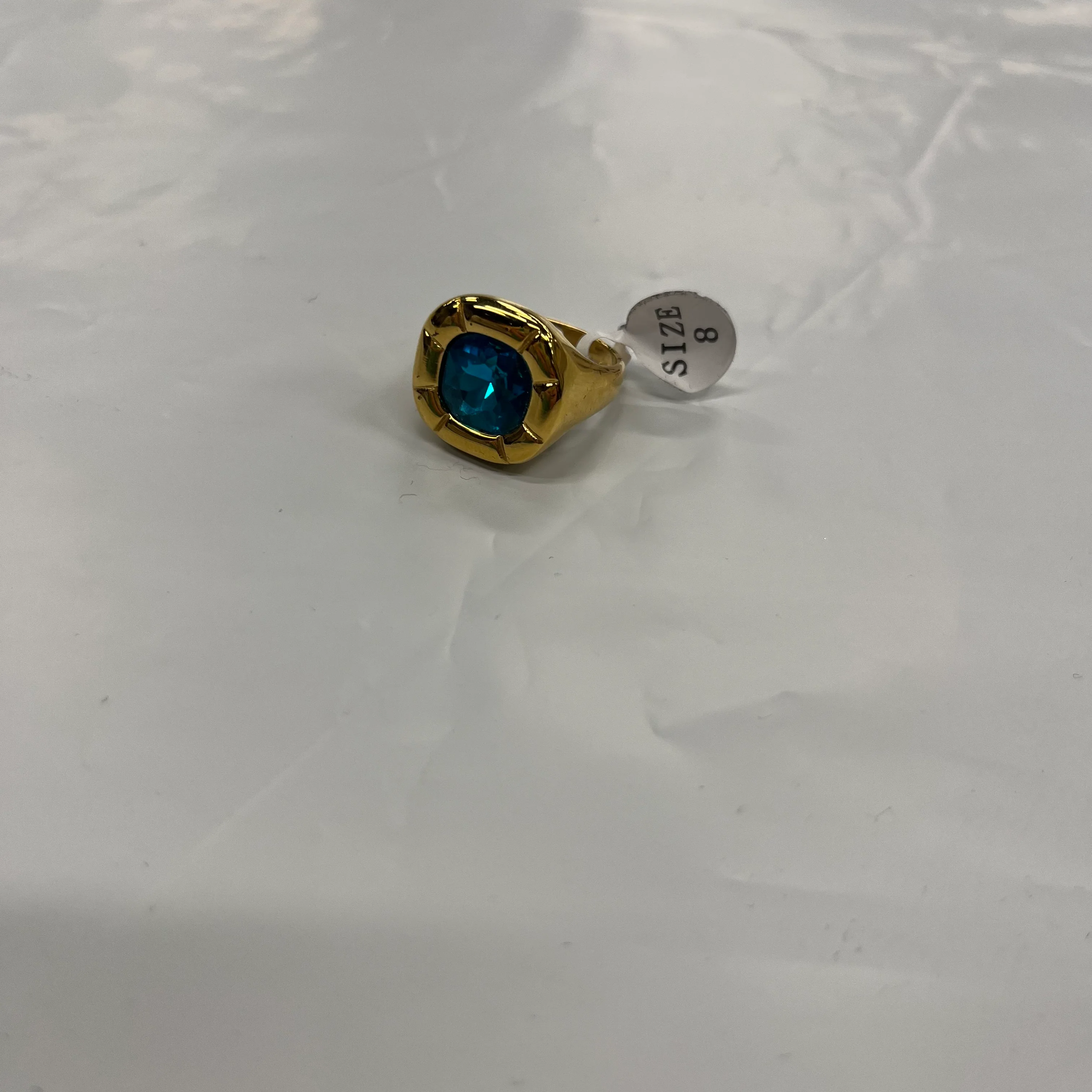 Ring Other By Cmb 18kt Plated Over Stainless Steel