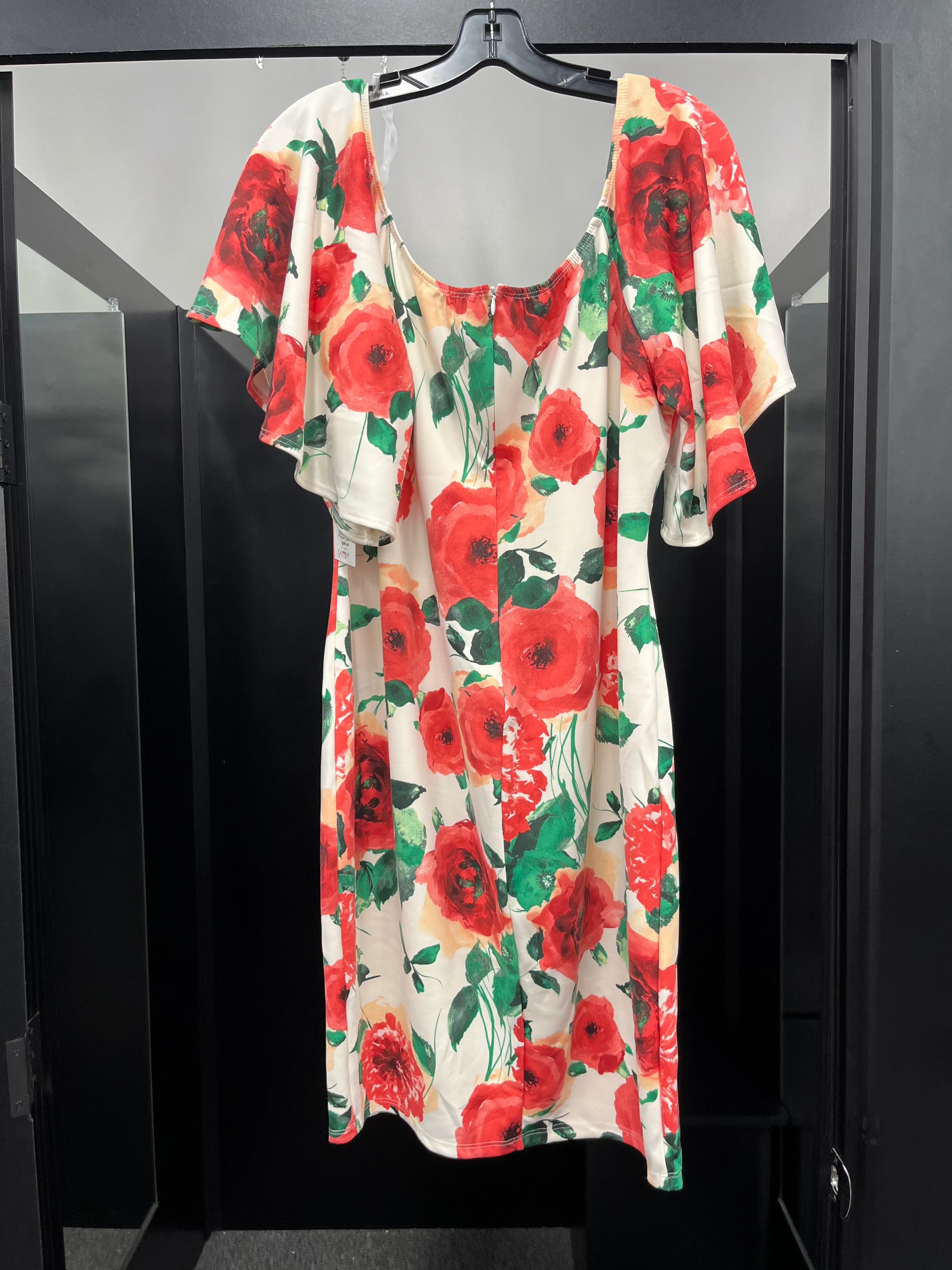 Floral Dress Casual Midi Fashion To Figure NWT, Size 2x - Image 2