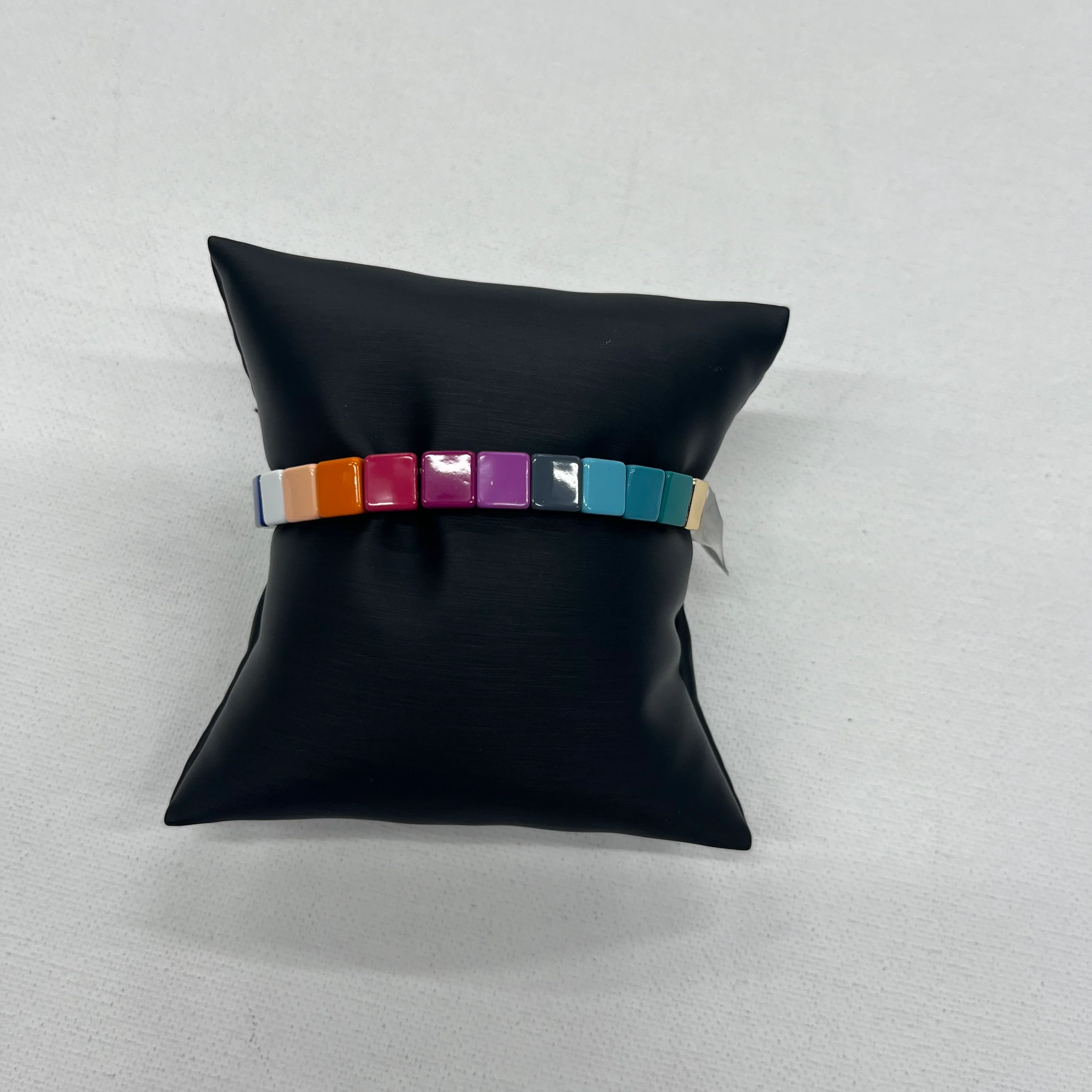 Bracelet Bangle By Cmc Enamel Tile Stretch Bracelet - Image 2