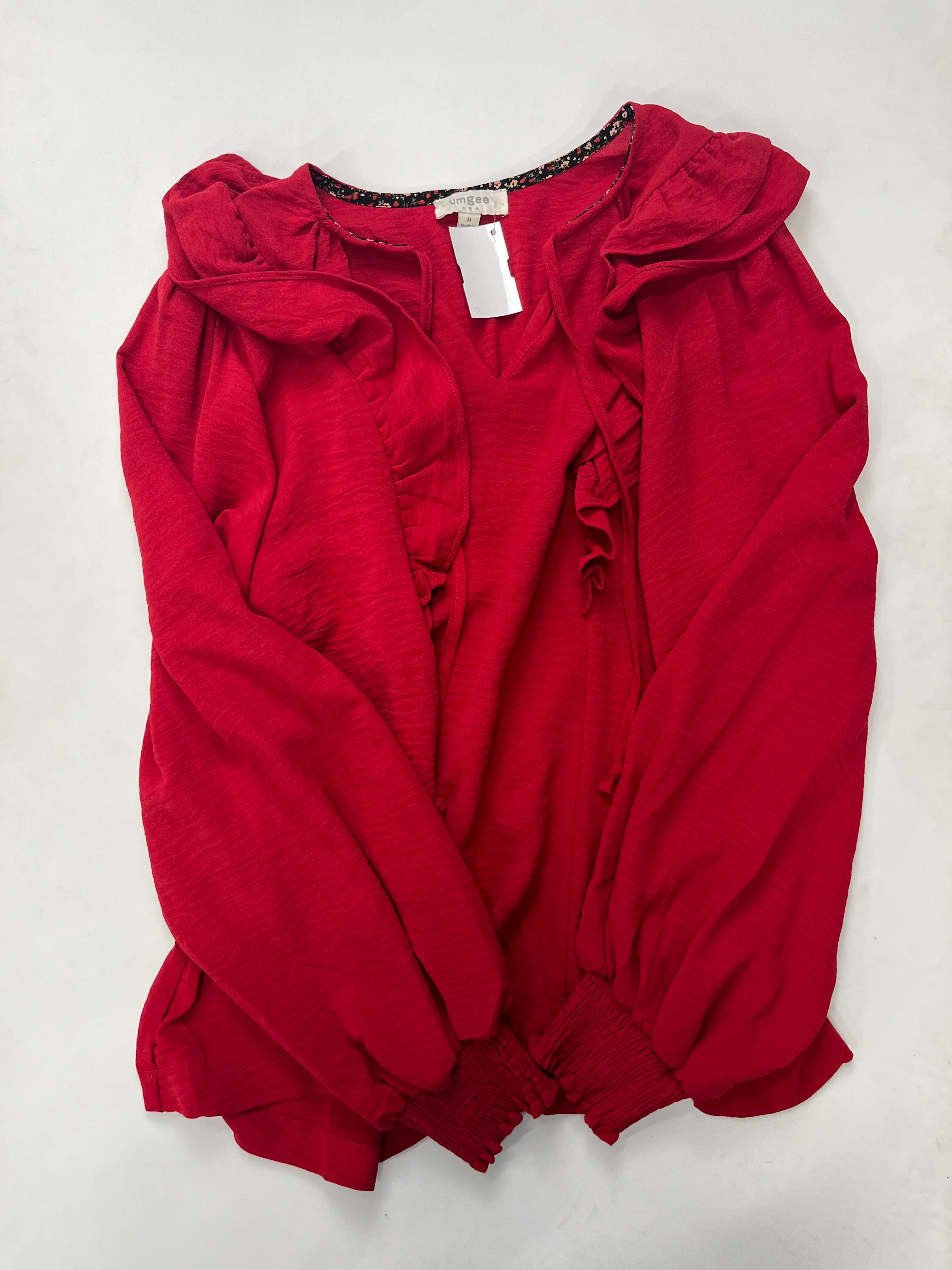 Blouse Long Sleeve By Umgee  Size: M - Image 1