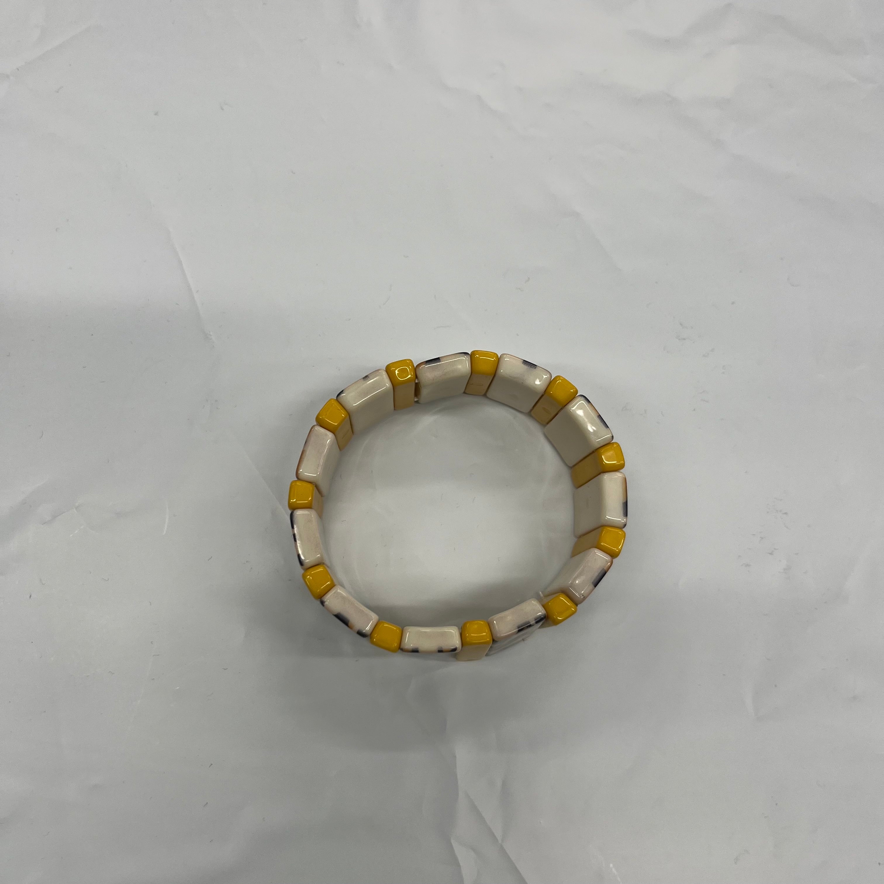 Bracelet Bangle By Clothes Mentor Acrylic Tile Stretch Bracelet - Image 3