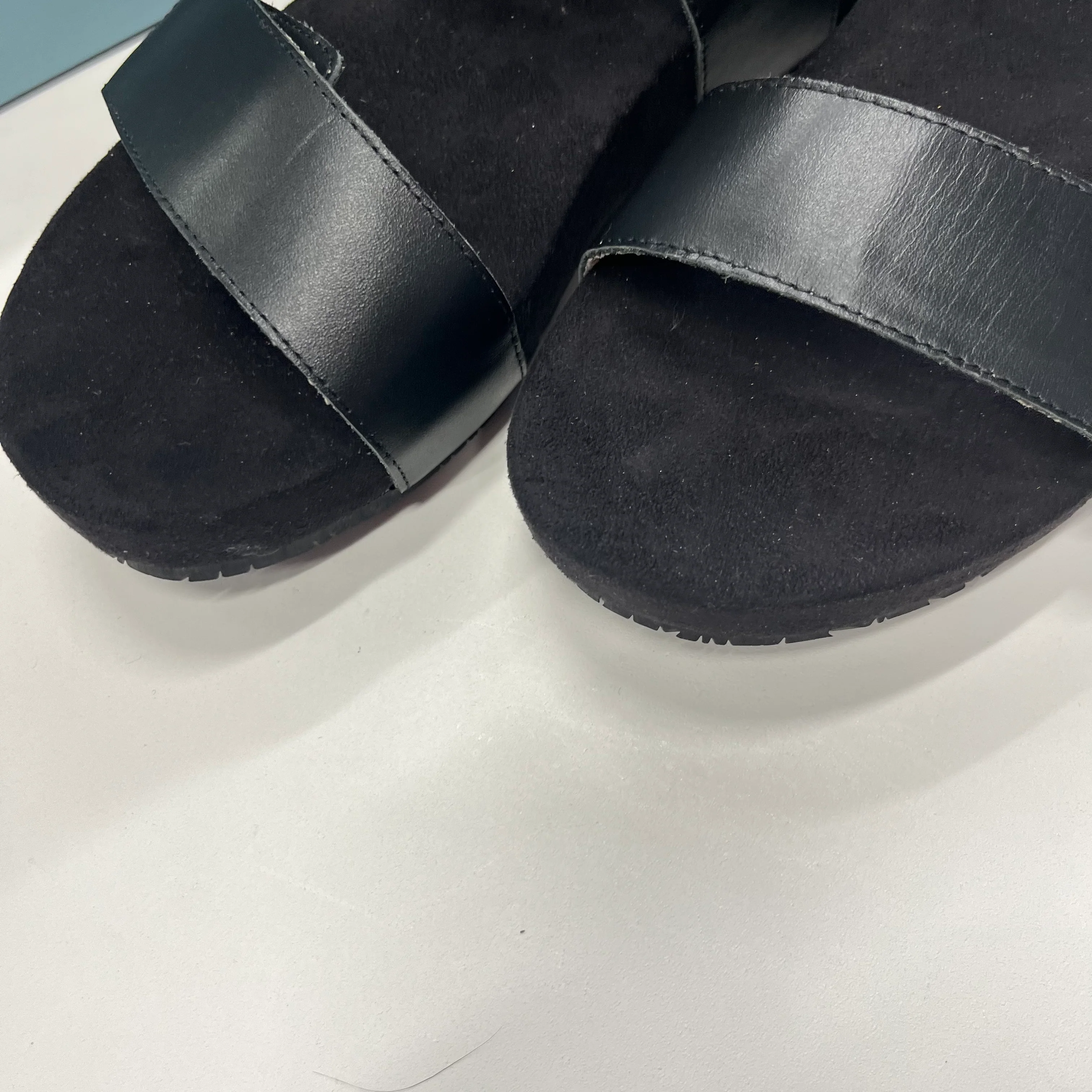 Black Sandals Heels Block Revitalign, Size 7 - Image 2