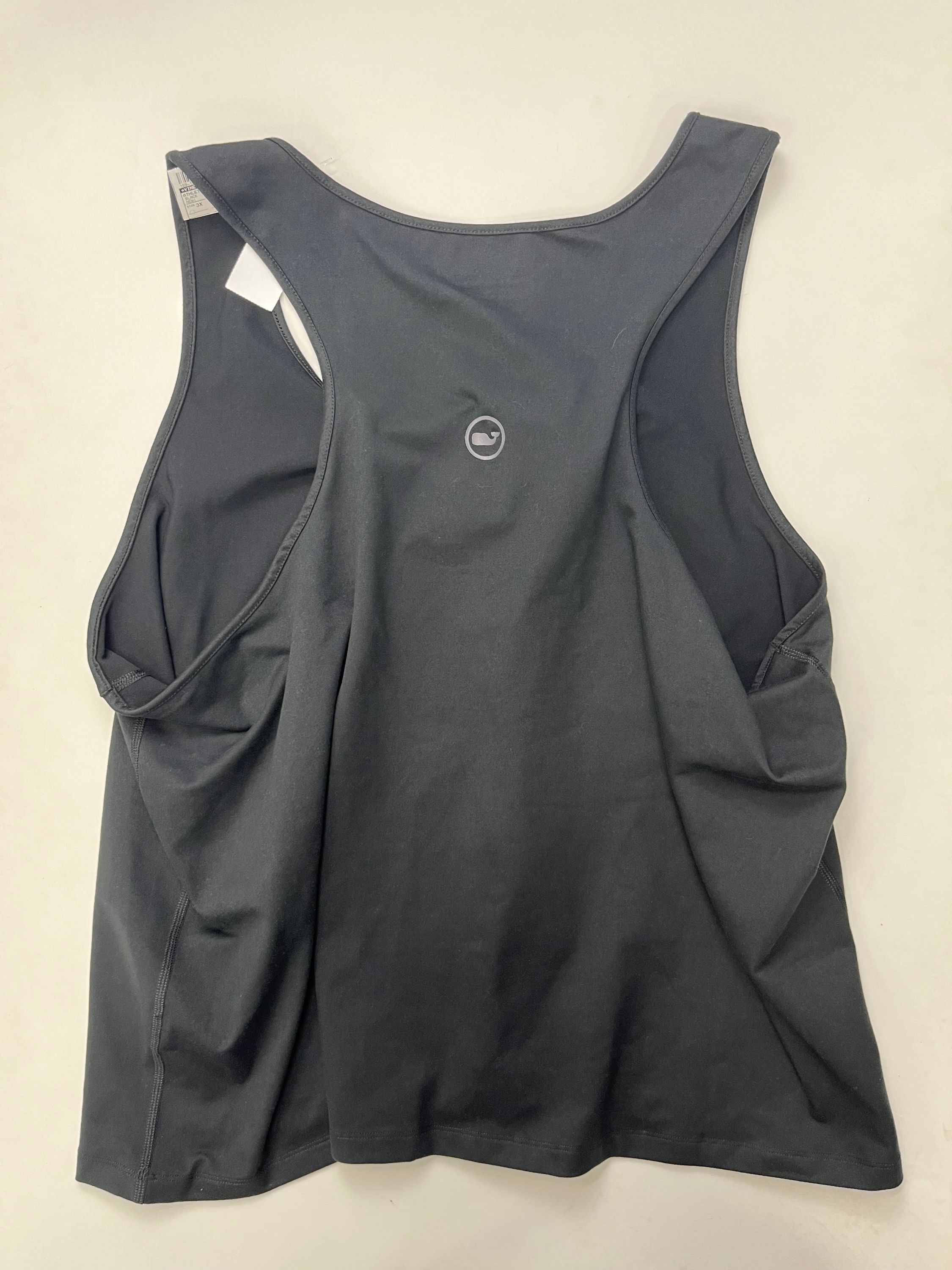 Black Athletic Tank Top Vineyard Vines, Size 3x - Image 2
