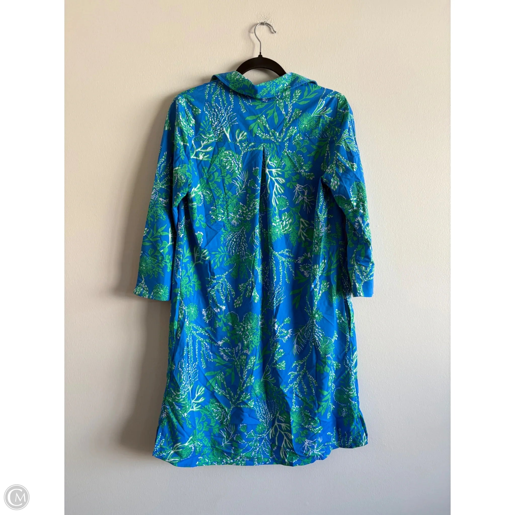 Dress Work By Lilly Pulitzer In Blue Green, Size: S - Image 2