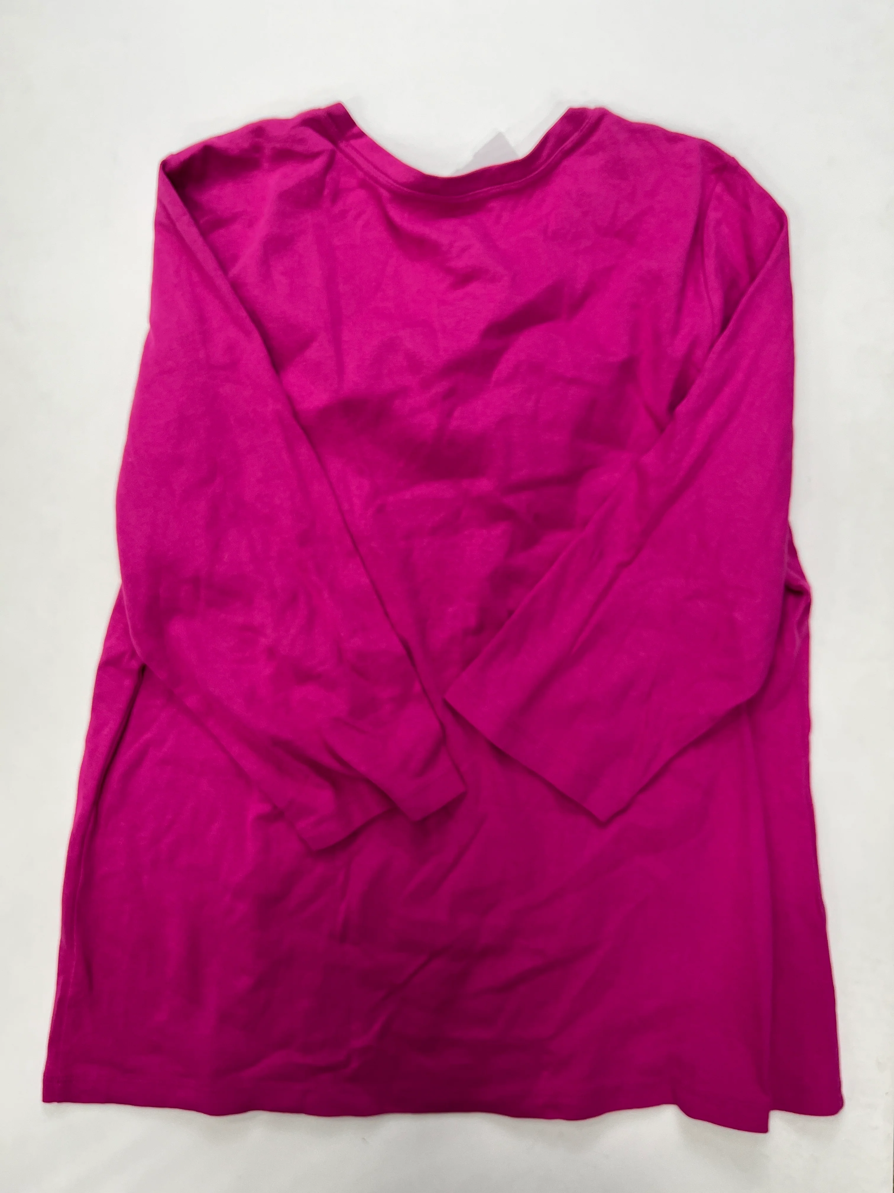 Pinkblack Top Long Sleeve St Johns Bay NWT, Size 2x - Image 2