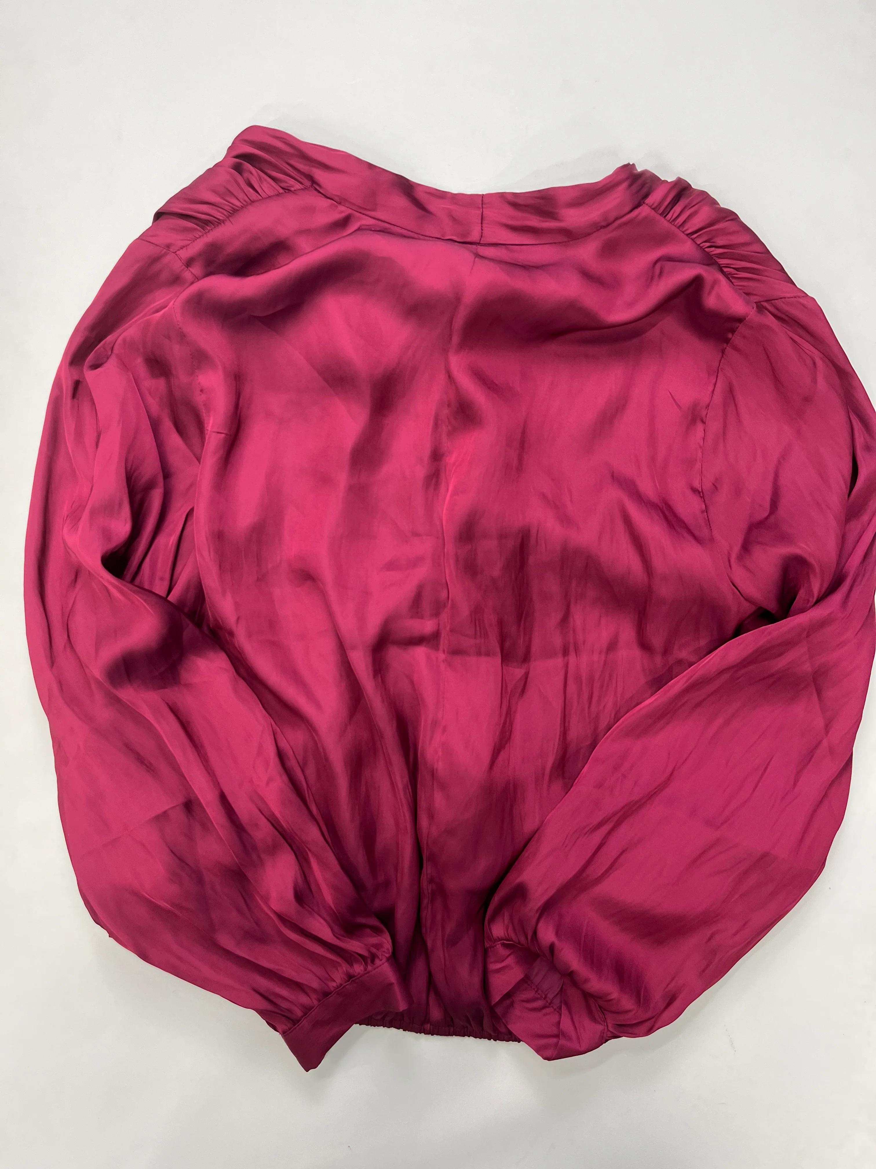 Maroon Blouse Long Sleeve Old Navy NWT, Size M - Image 2