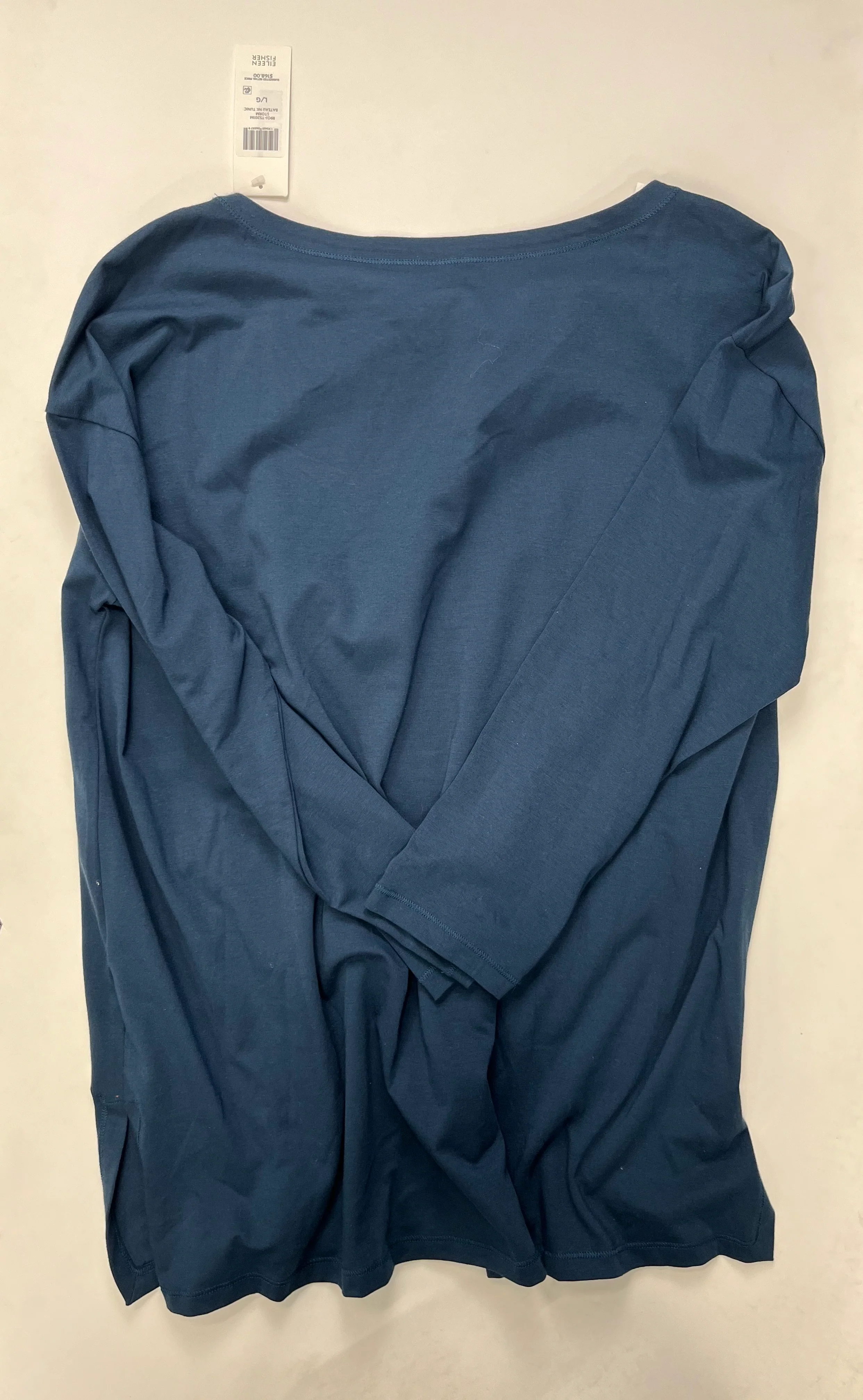 Teal Top Long Sleeve Eileen Fisher NWT, Size L - Image 2