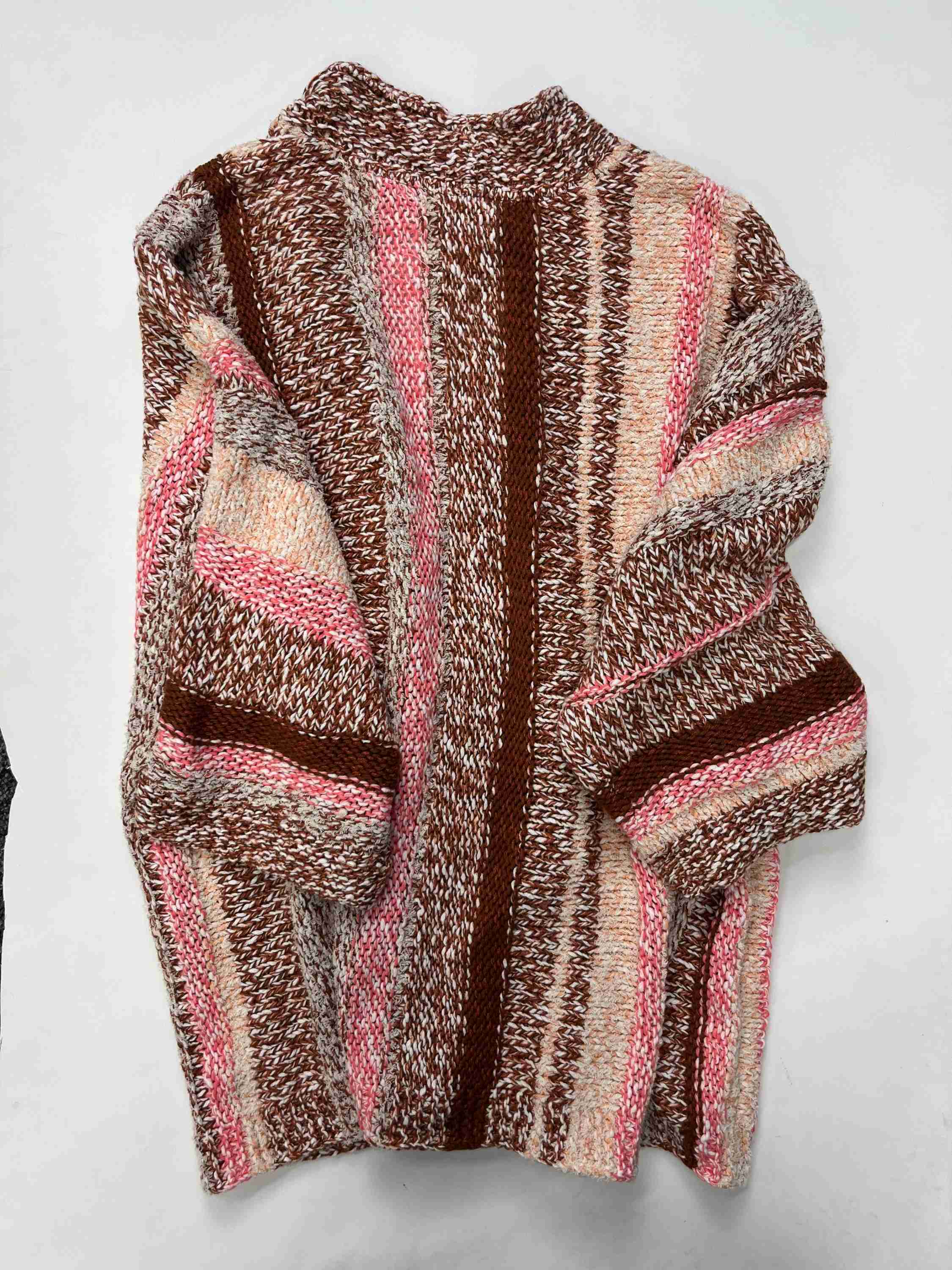 Striped Sweater Cardigan J Jill, Size L - Image 2