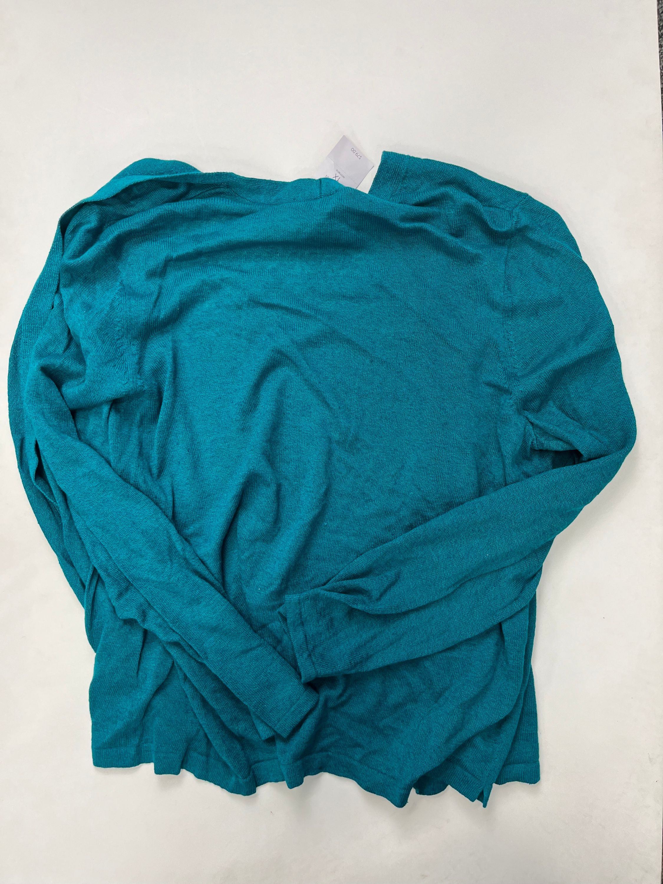 Teal Sweater Cardigan J Jill, Size 1x - Image 2