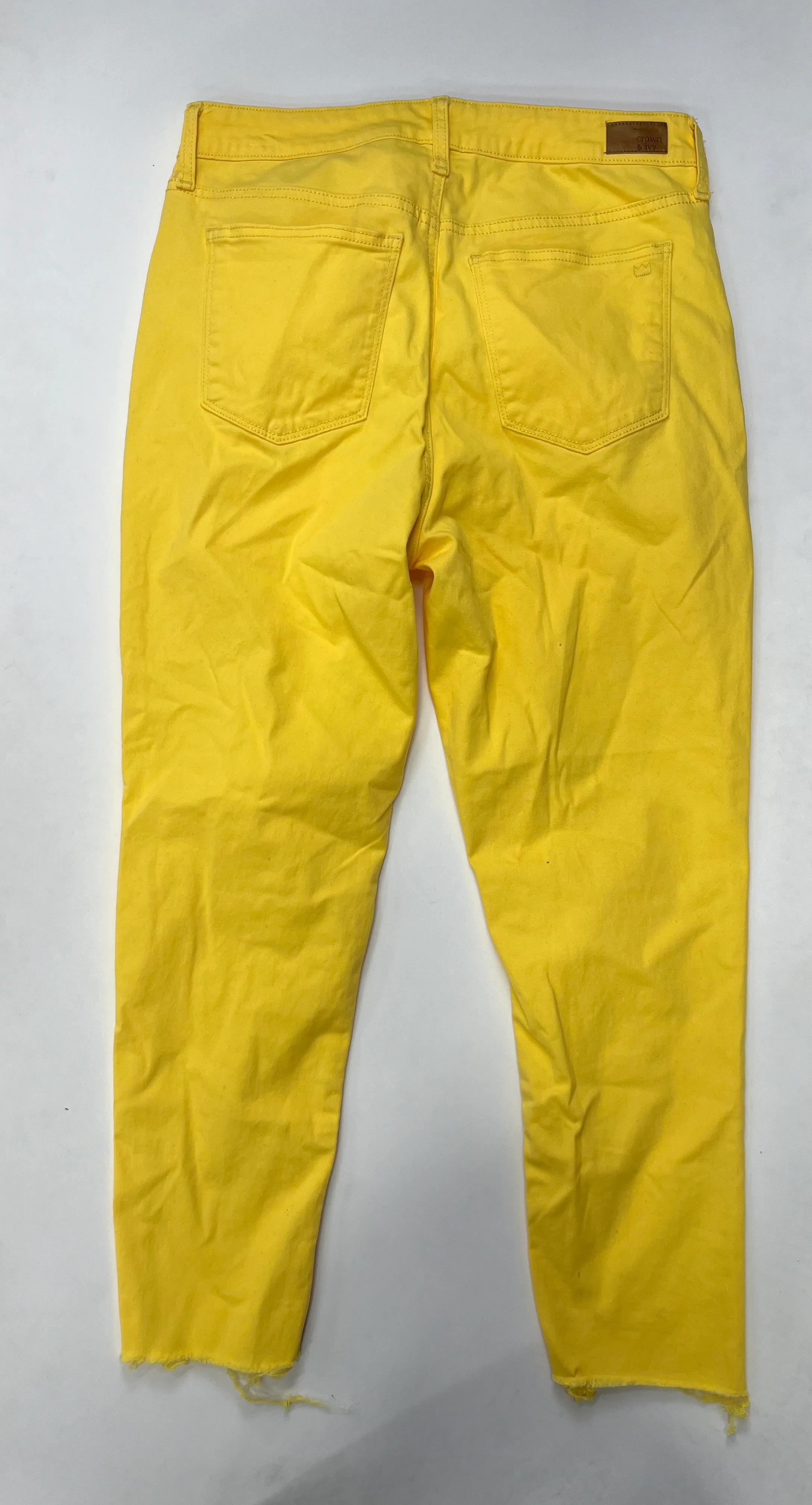 Yellow Jeans Straight Crown And Ivy, Size 10 - Image 2