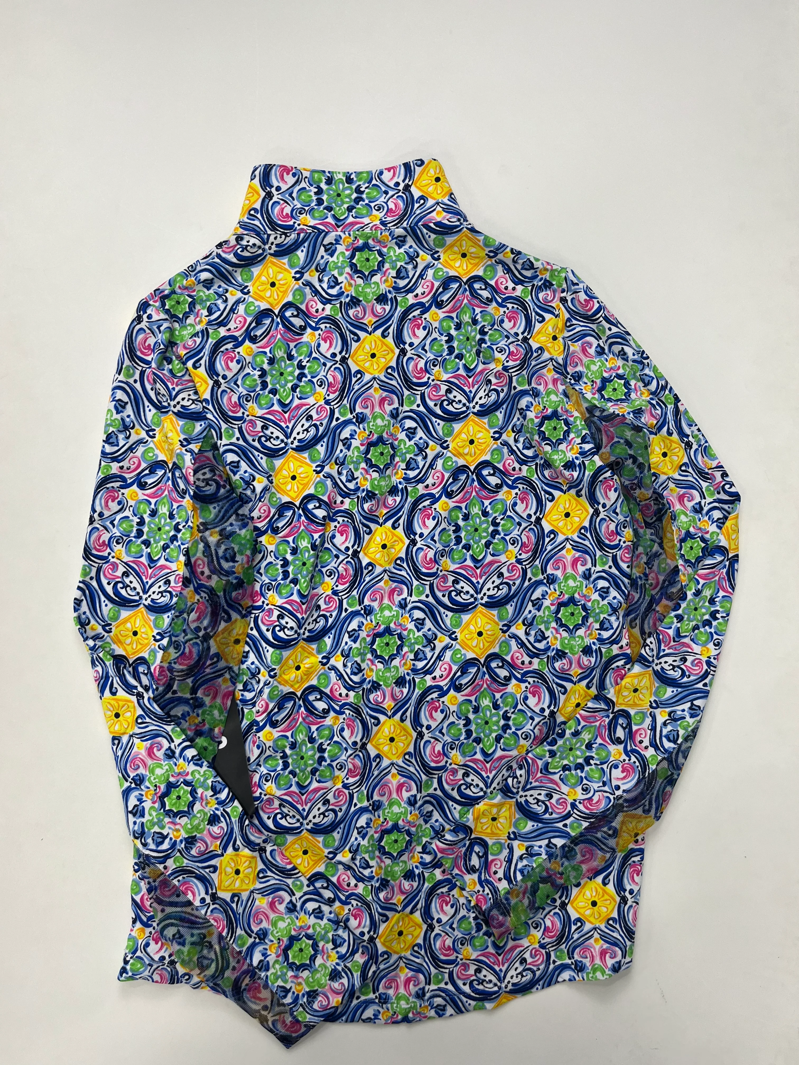 Multi-colored Athletic Top Long Sleeve Collar IUBKUL, Size Xs - Image 2