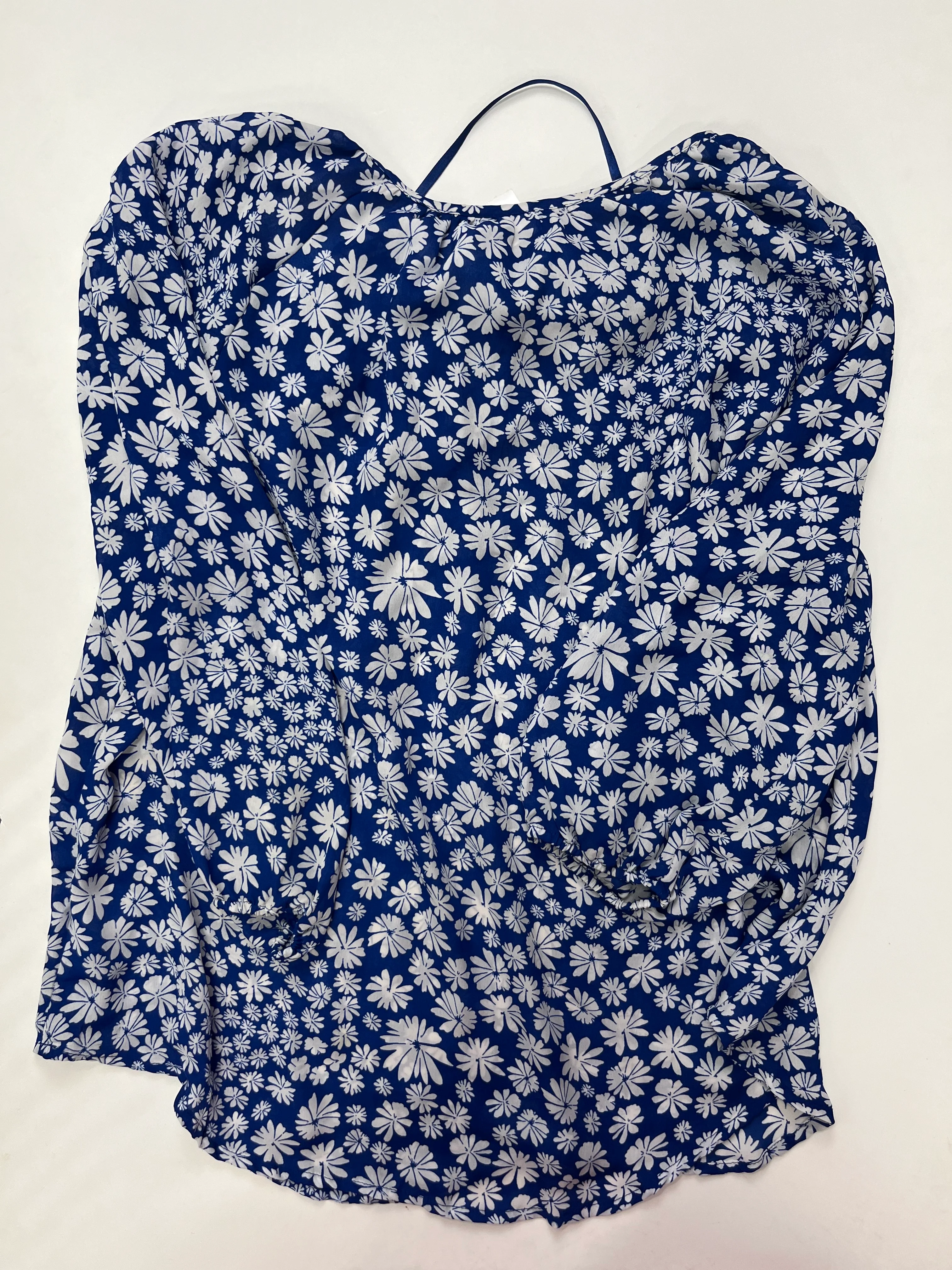 Floral Blouse Long Sleeve Charter Club O, Size 1x - Image 2