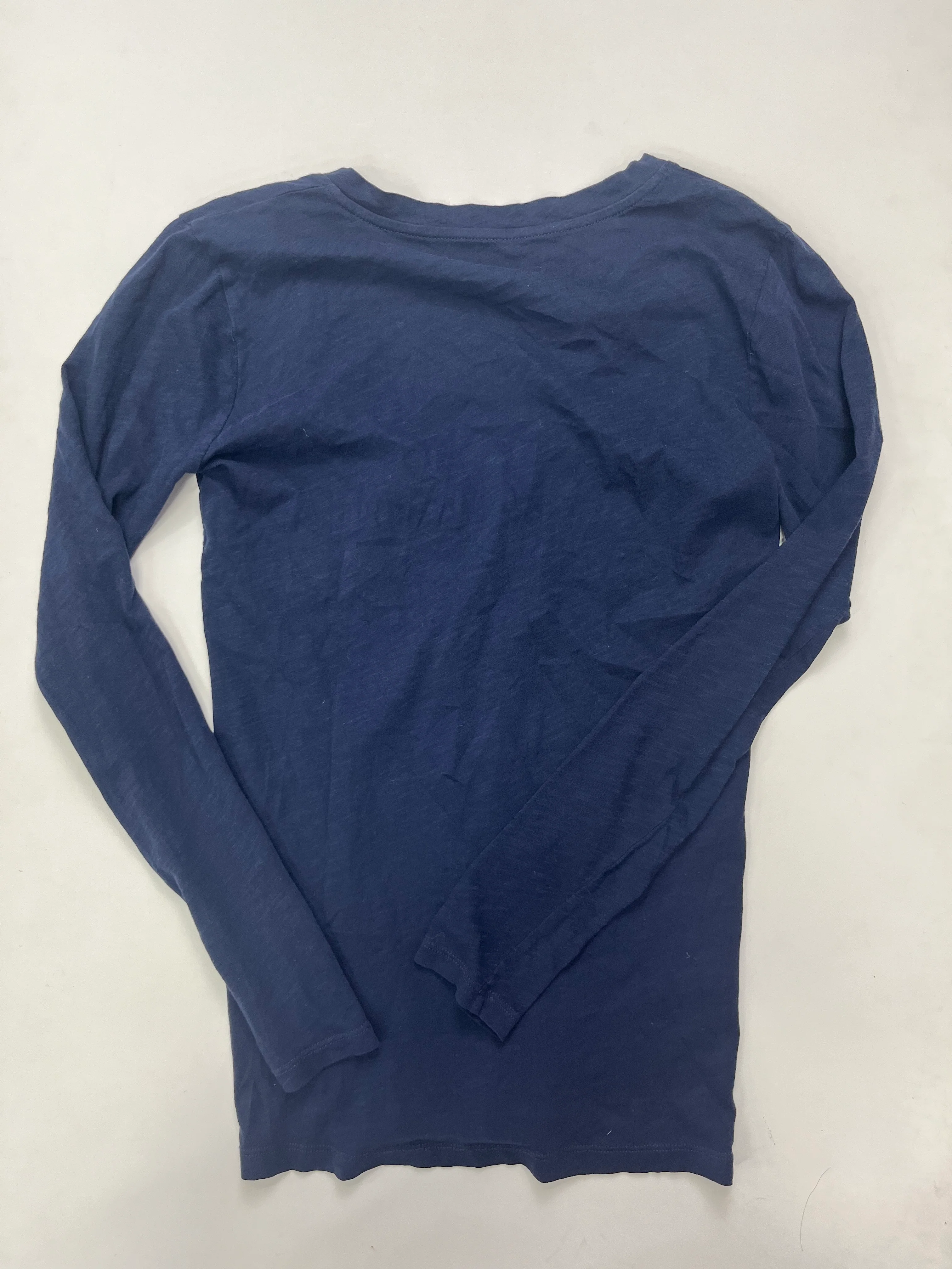 Navy Top Long Sleeve J Crew, Size Xs - Image 2