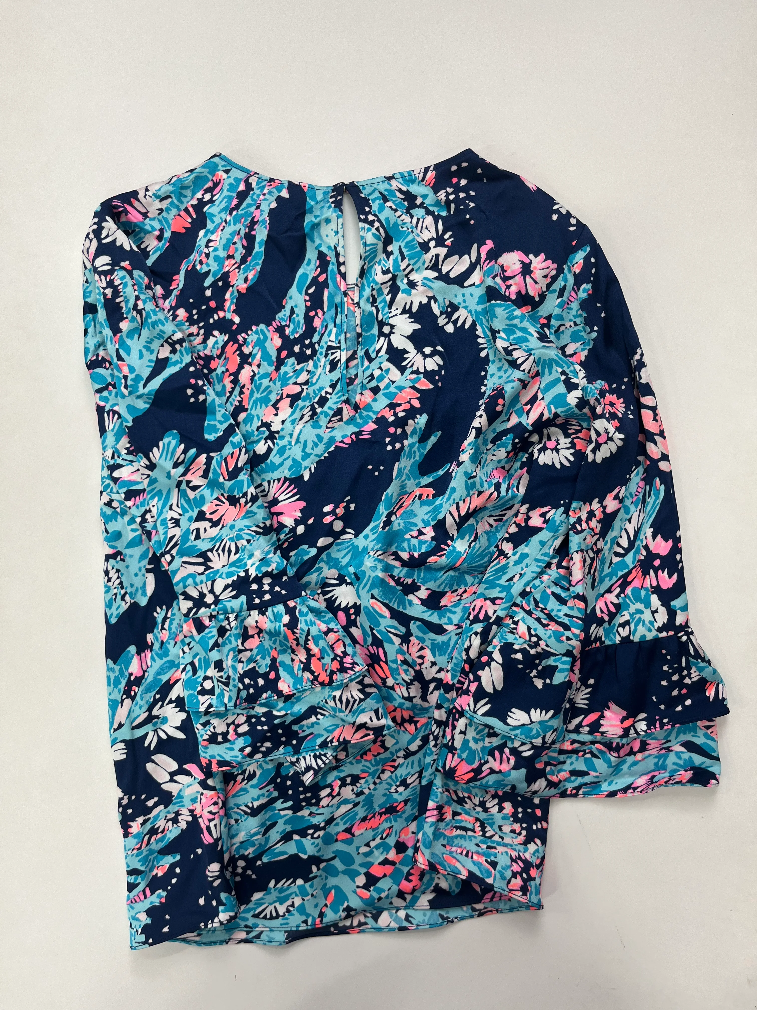 Multi-colored Blouse Long Sleeve Lilly Pulitzer NWT, Size S - Image 2