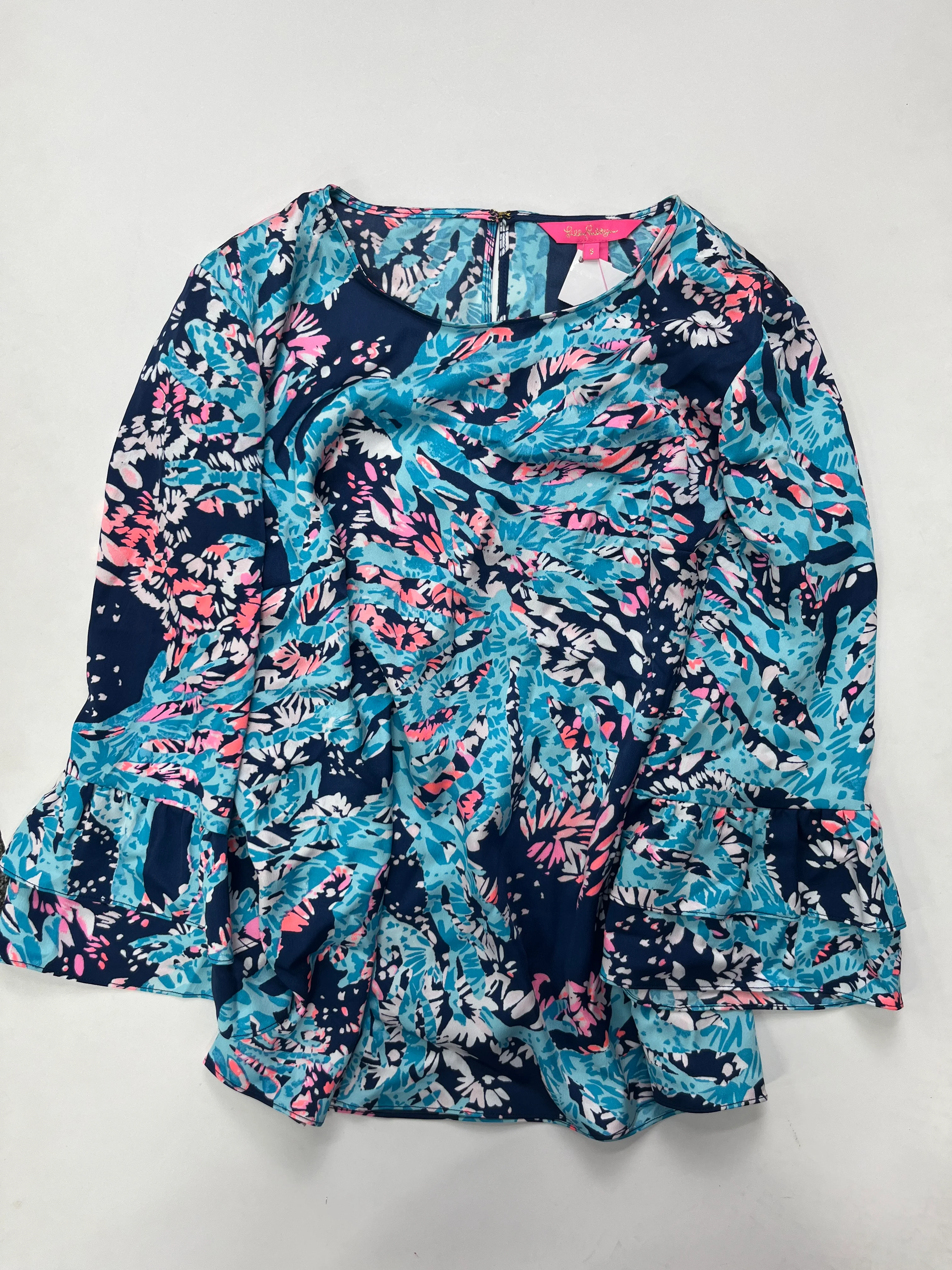 Multi-colored Blouse Long Sleeve Lilly Pulitzer NWT, Size S - Image 1