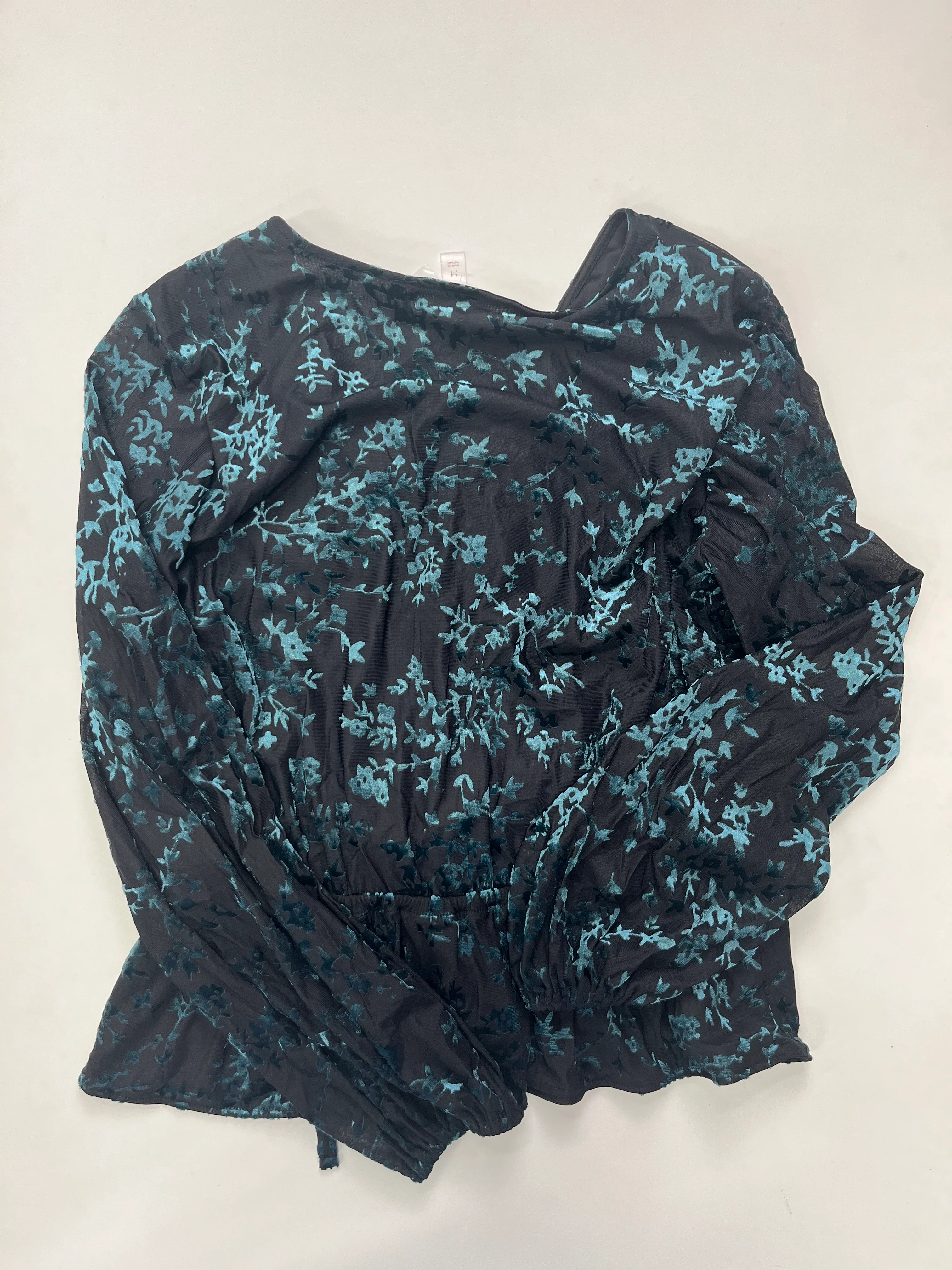 Black Blouse Long Sleeve Lc Lauren Conrad, Size M - Image 2