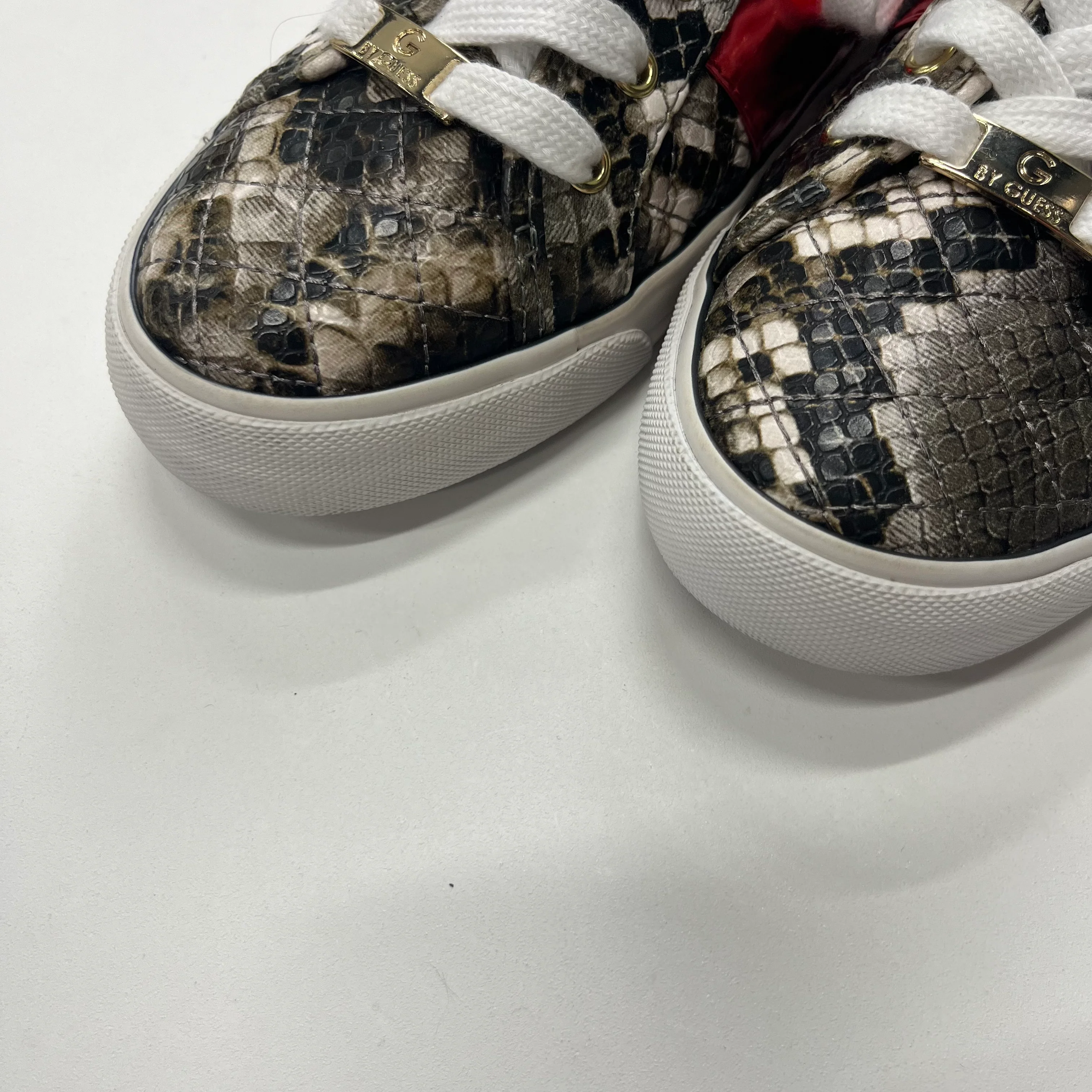 Animal Print Shoes Flats Loafer Oxford Guess, Size 6 - Image 2