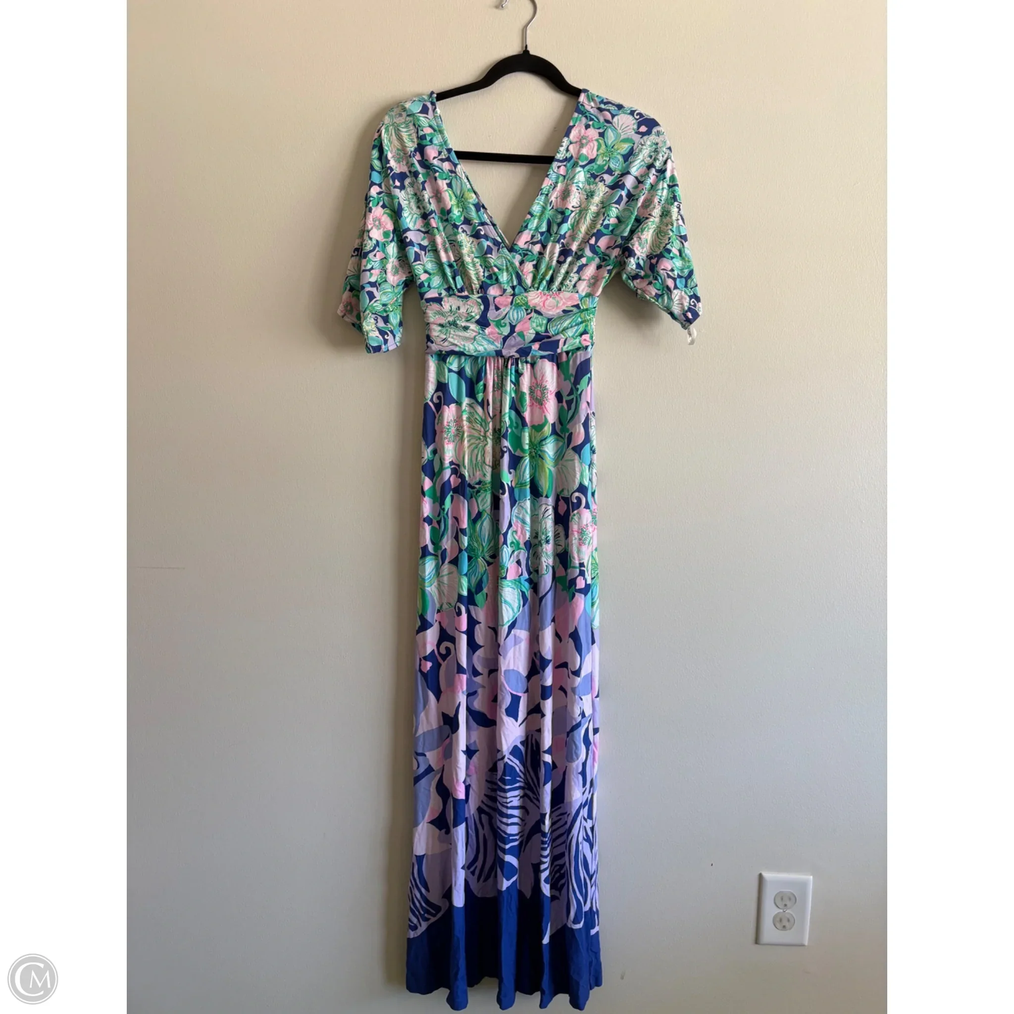 Dress Party Long By Lilly Pulitzer In Multi-colored, Size: Xxs - Image 1