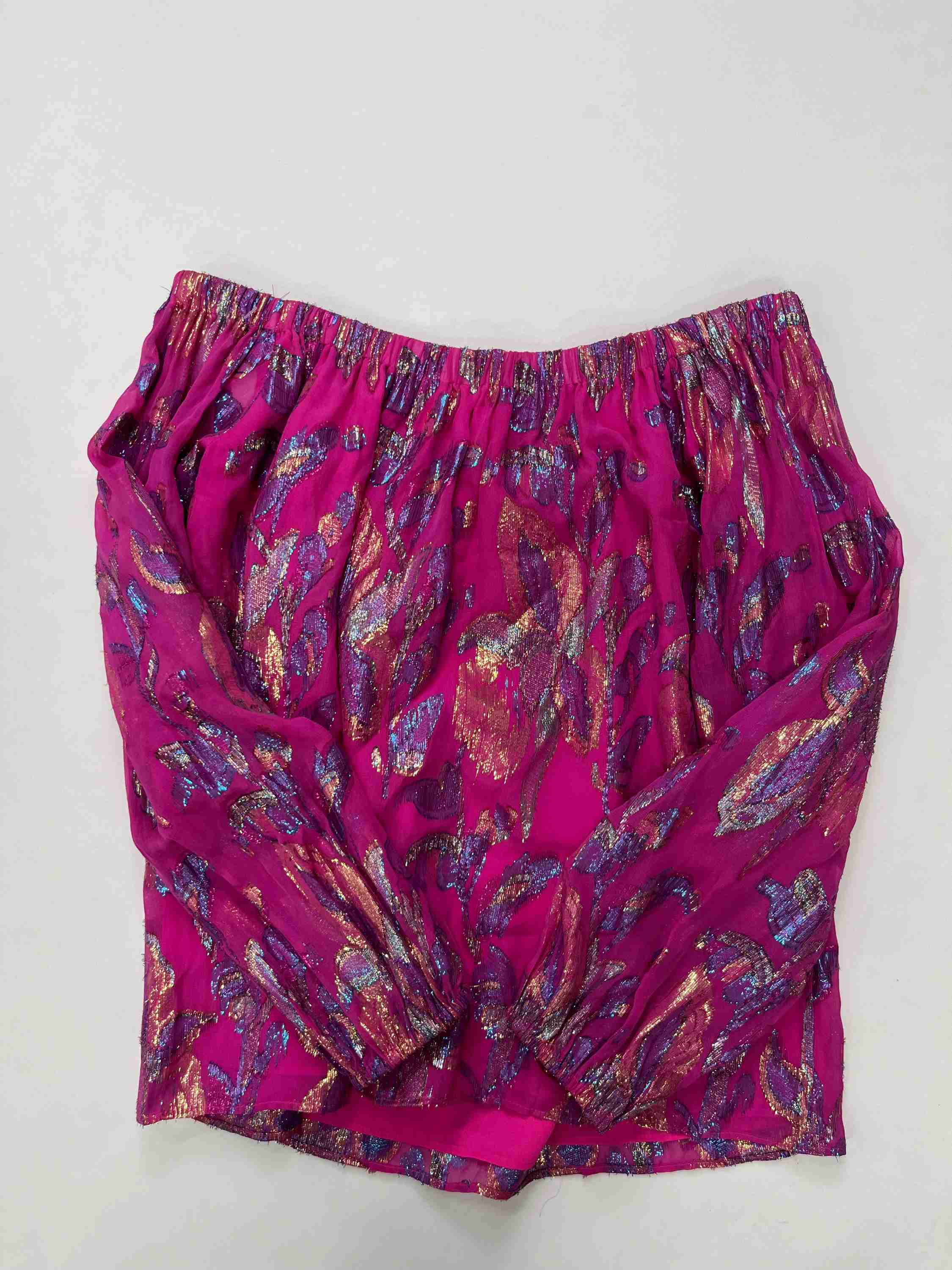 Pink Blouse Long Sleeve Lilly Pulitzer, Size Xs - Image 2