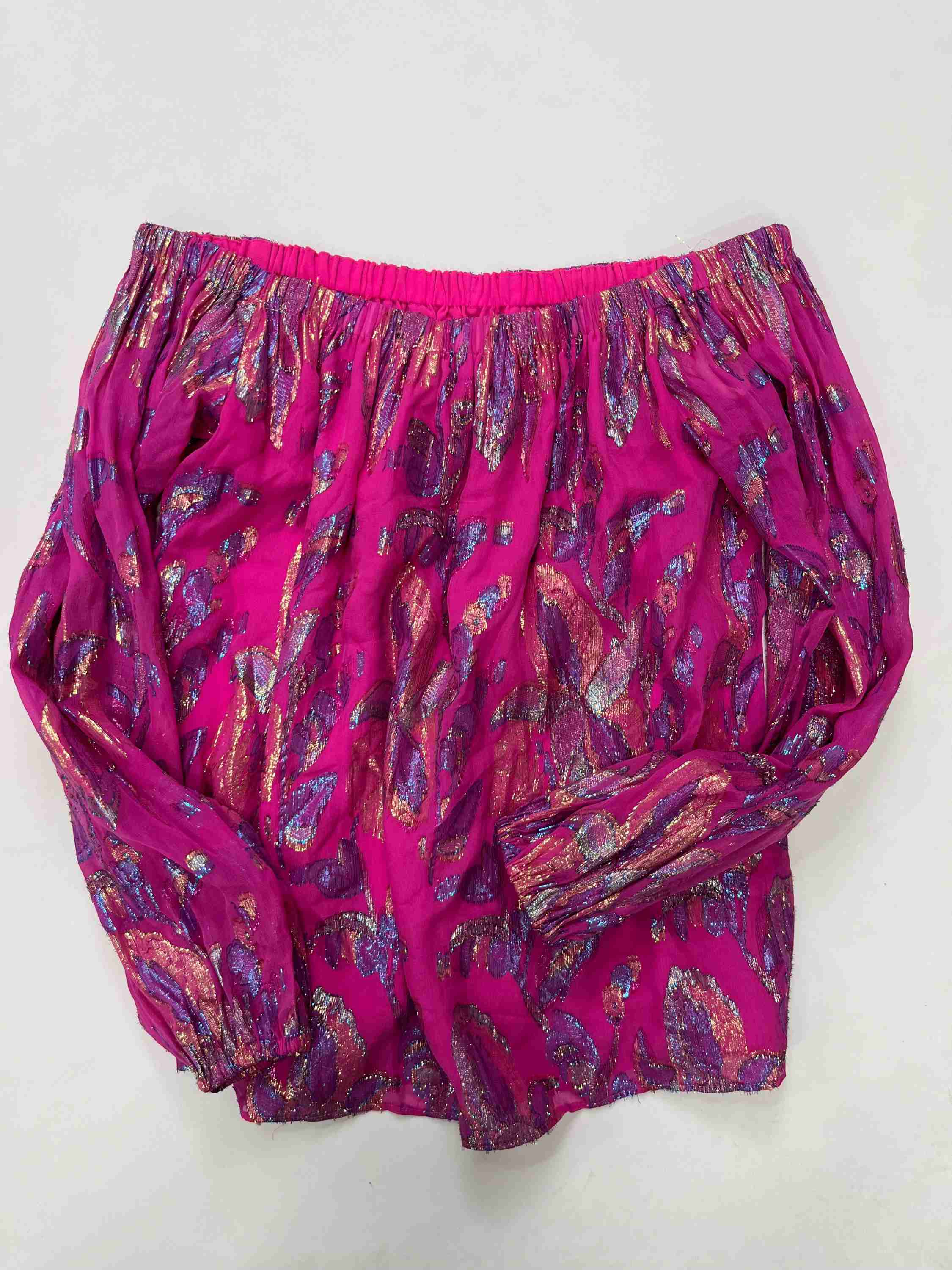 Pink Blouse Long Sleeve Lilly Pulitzer, Size Xs - Image 1