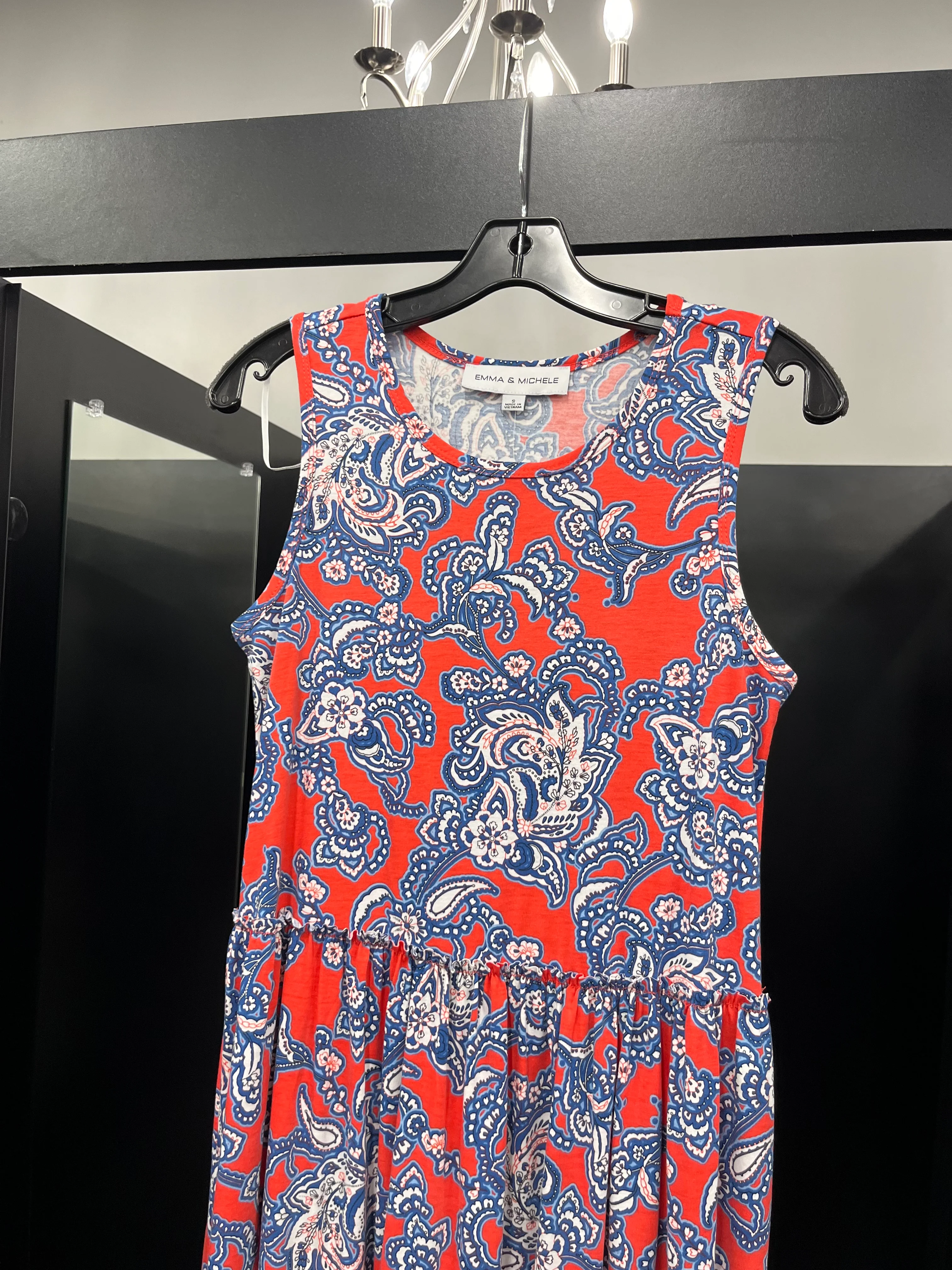 Multi-colored Dress Casual Maxi Emma And Michele NWT, Size S - Image 3