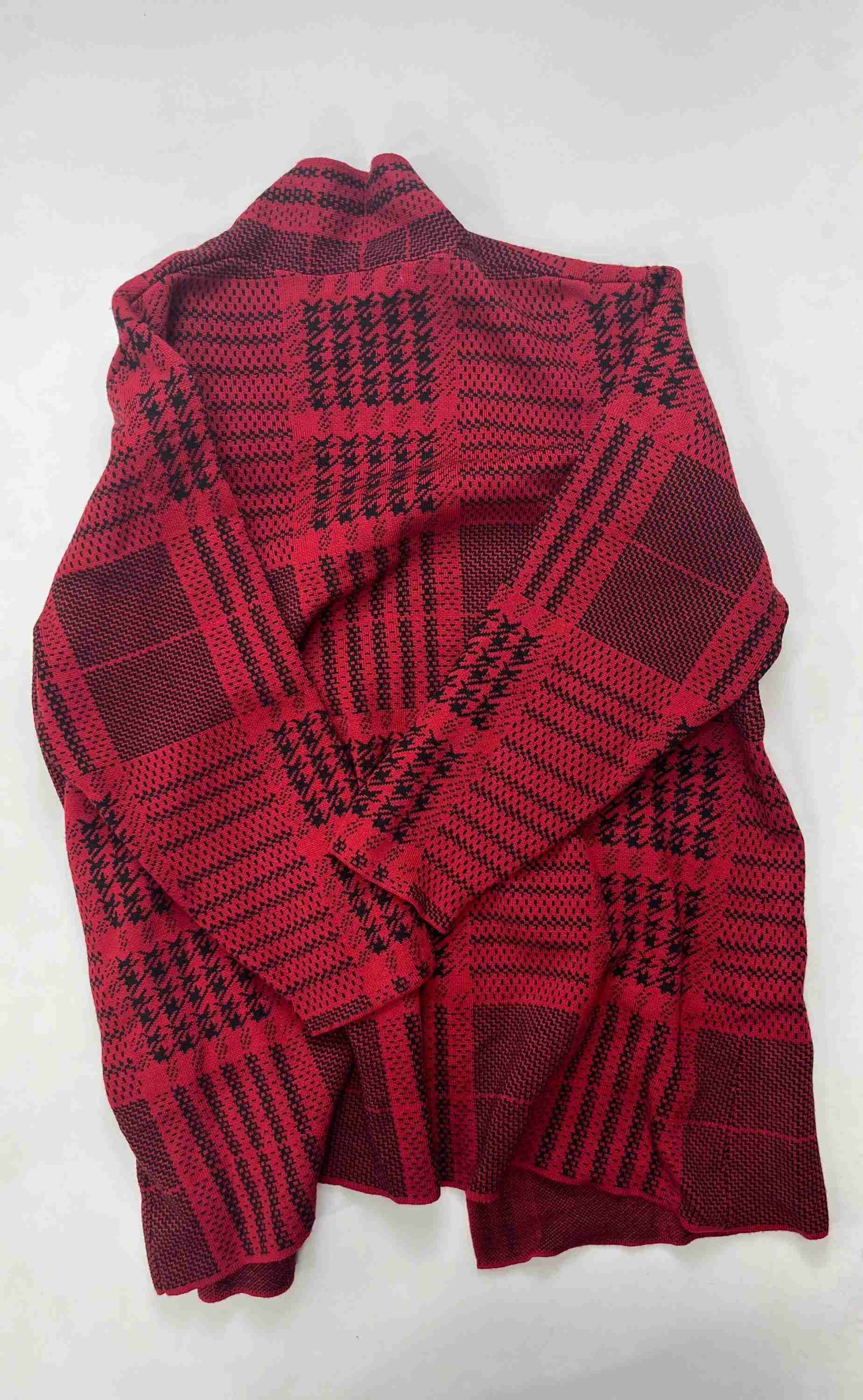 Red Black Sweater Cardigan Lola, Size Xl - Image 2
