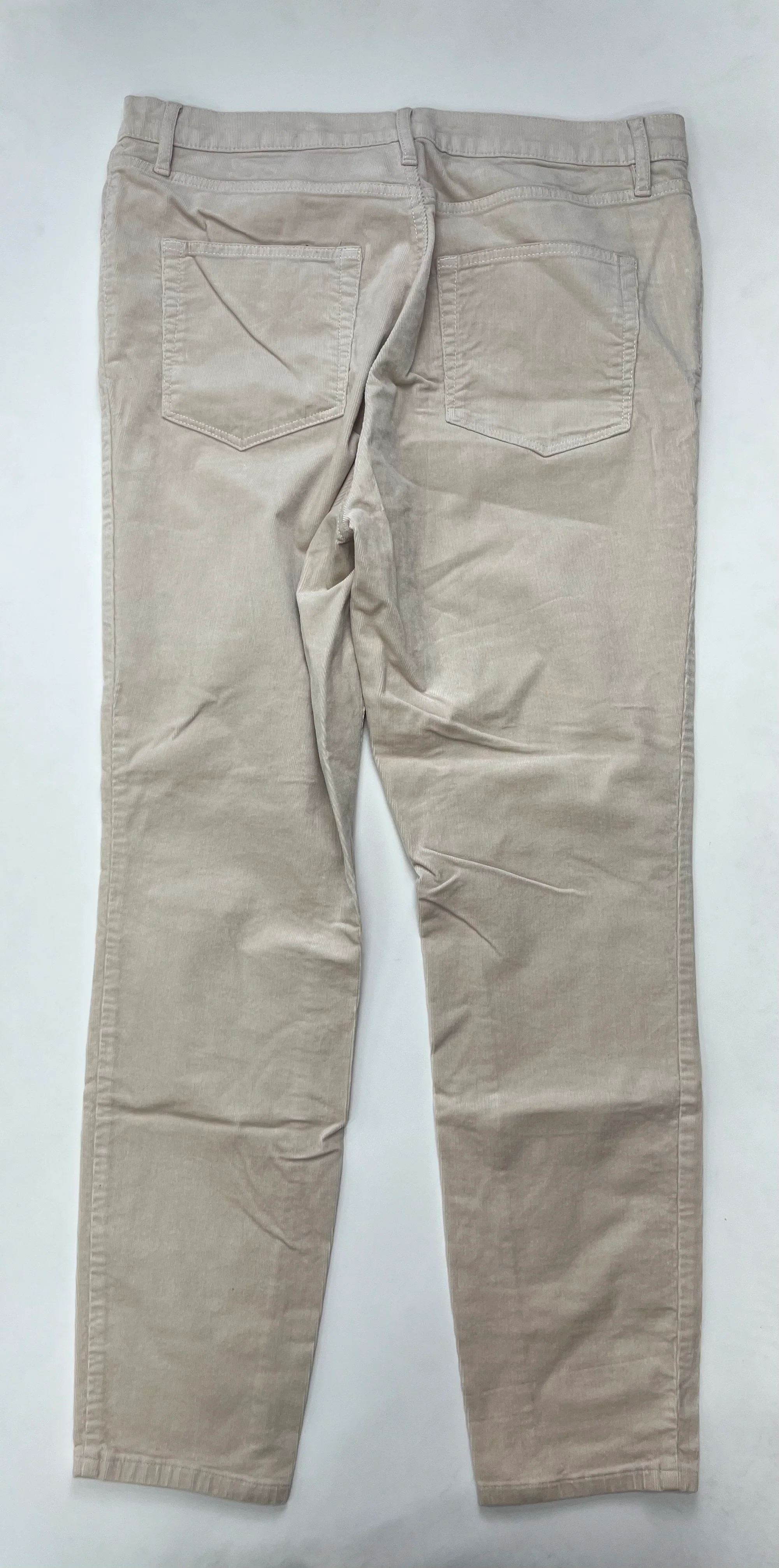 Cream Pants Corduroy Loft, Size 14 - Image 2