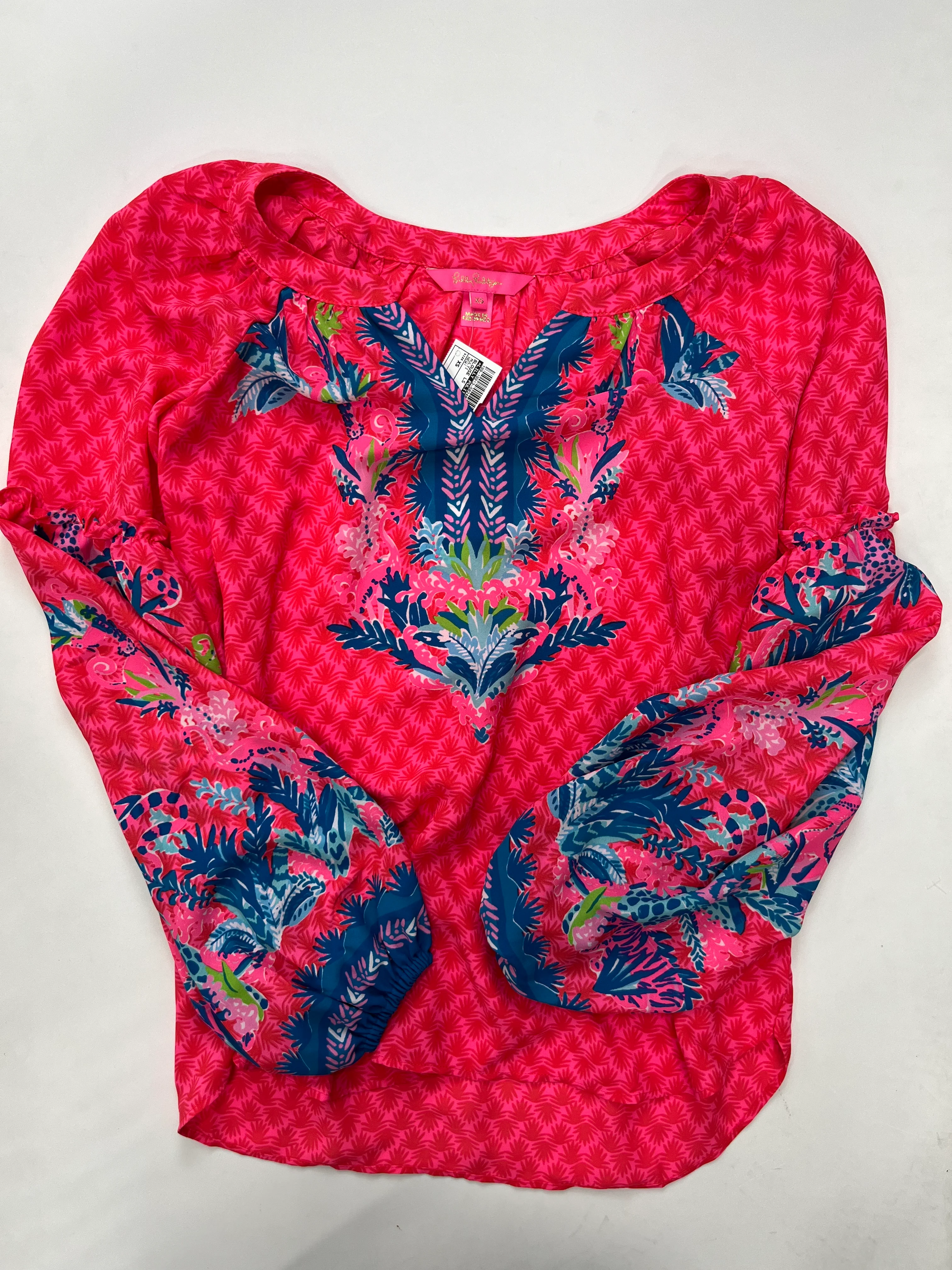 Multi-colored Blouse Long Sleeve Lilly Pulitzer NWT, Size Xs - Image 1