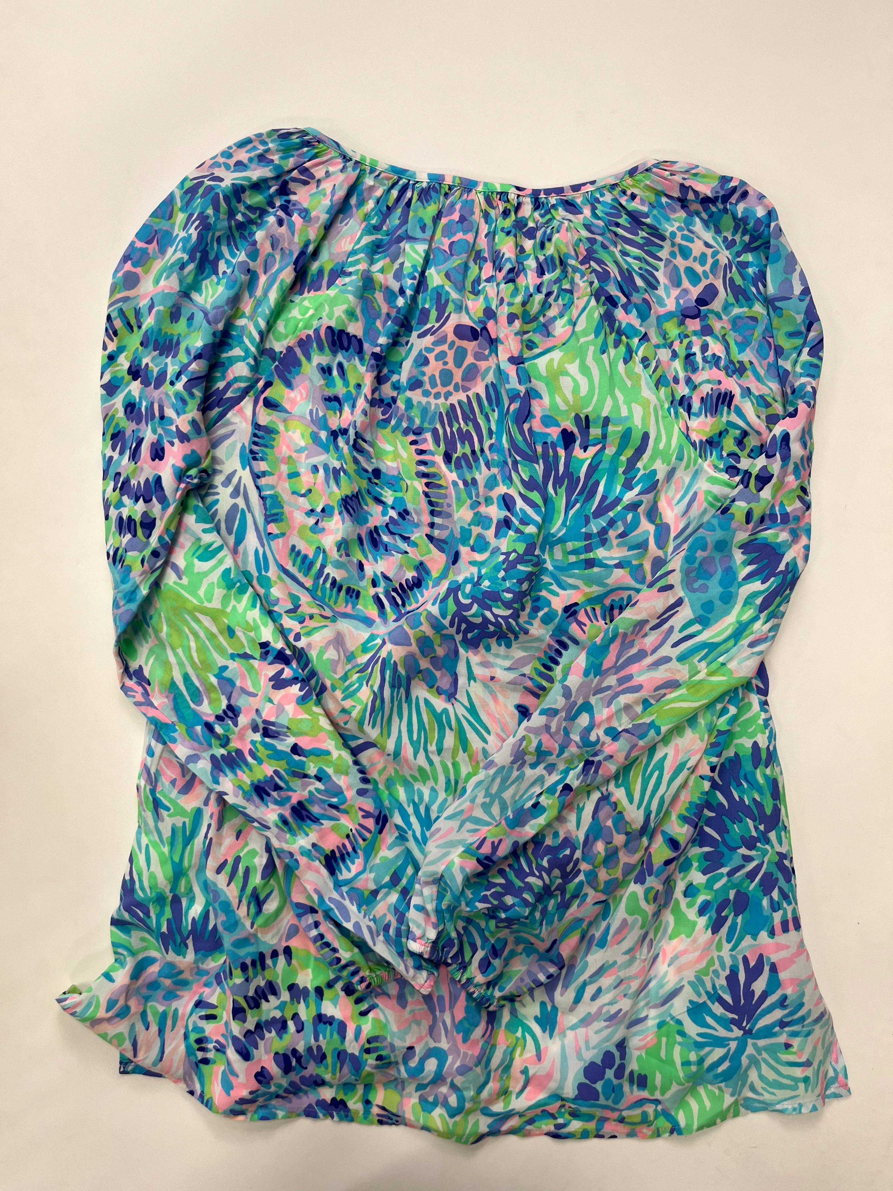 Blue Top Long Sleeve Lilly Pulitzer NWT, Size Xs - Image 2