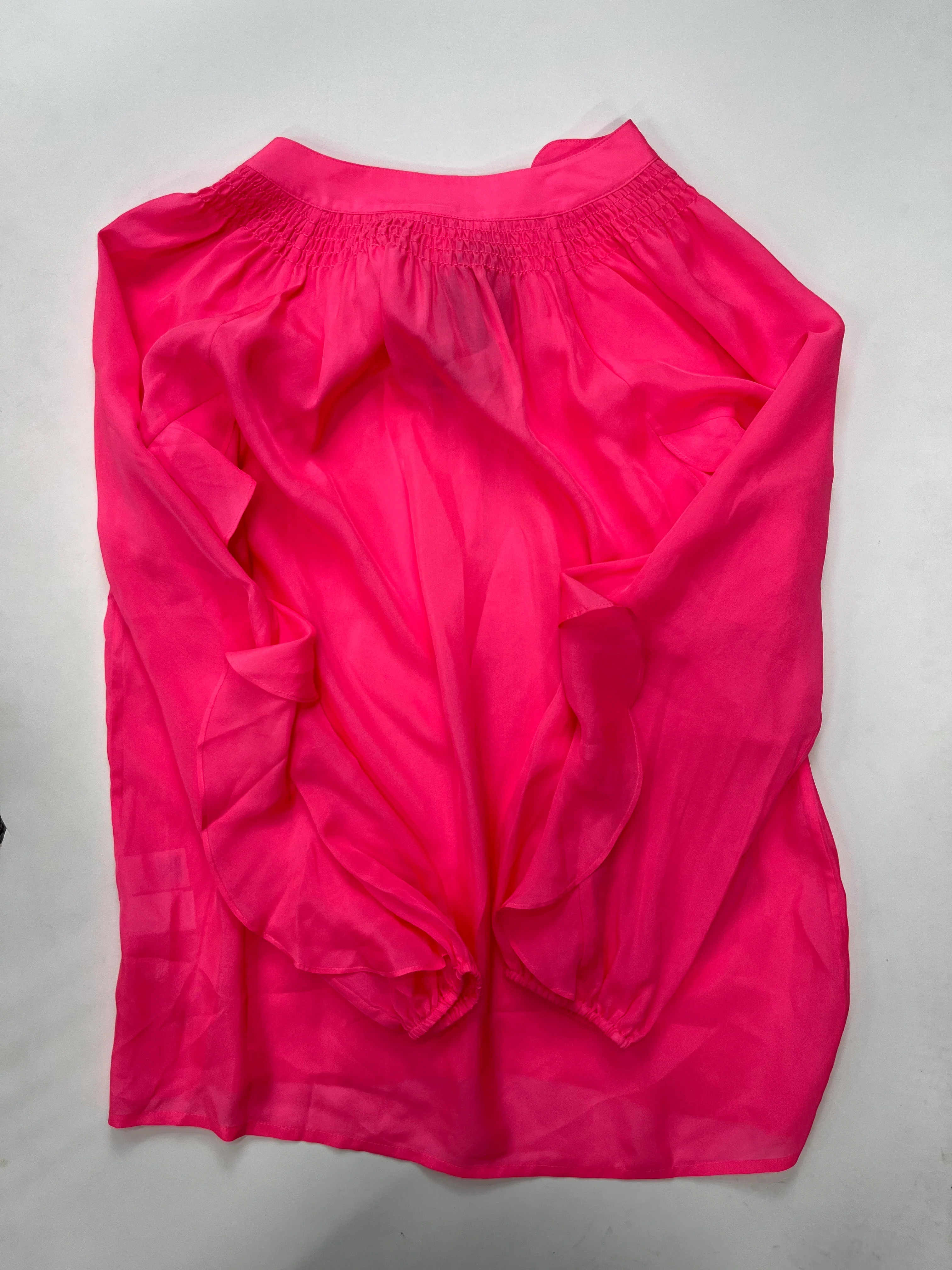 Pink Blouse Long Sleeve Lilly Pulitzer NWT, Size Xs - Image 2