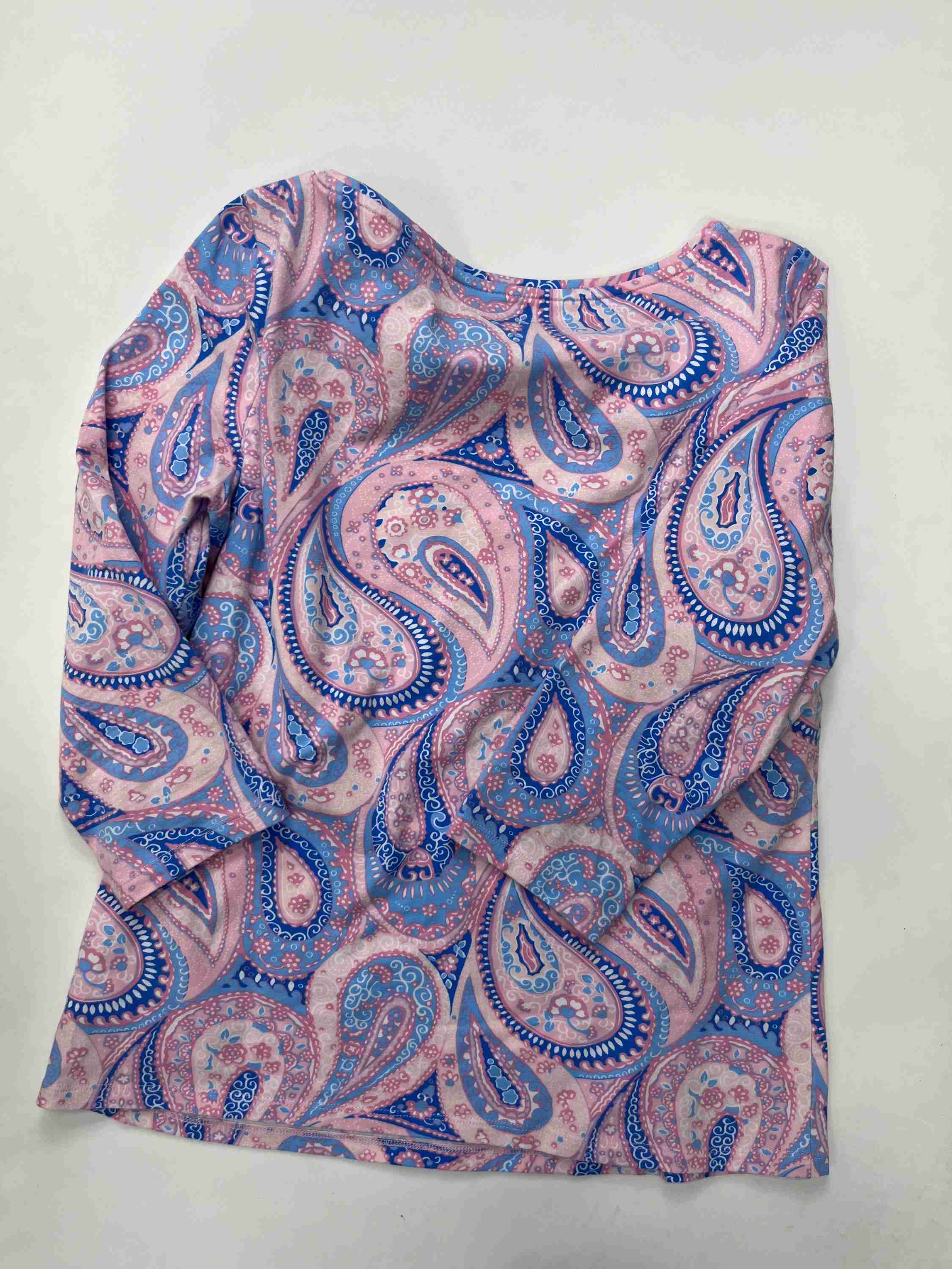 Pink Top Long Sleeve Talbots, Size Petite  Medium - Image 2