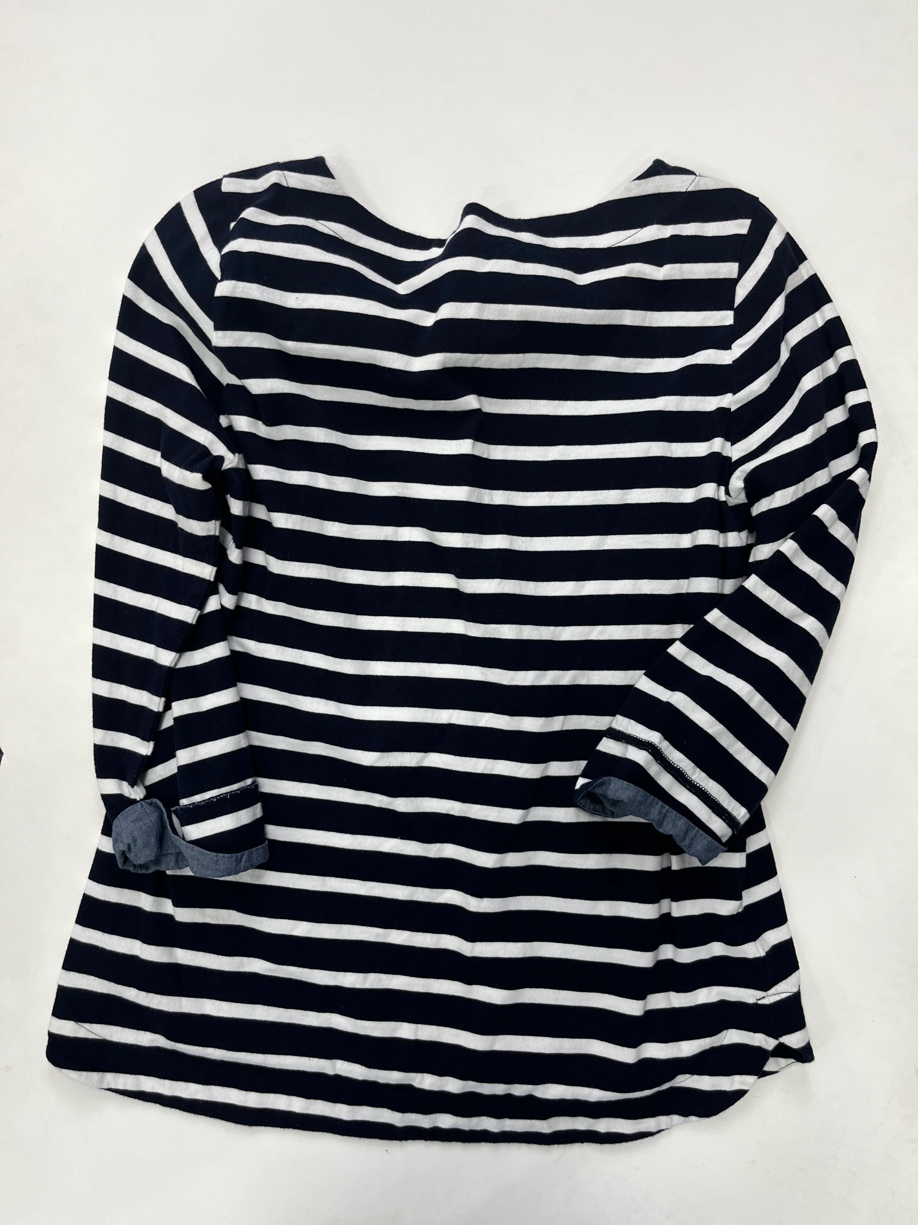 Striped Top Long Sleeve Talbots O, Size M - Image 2